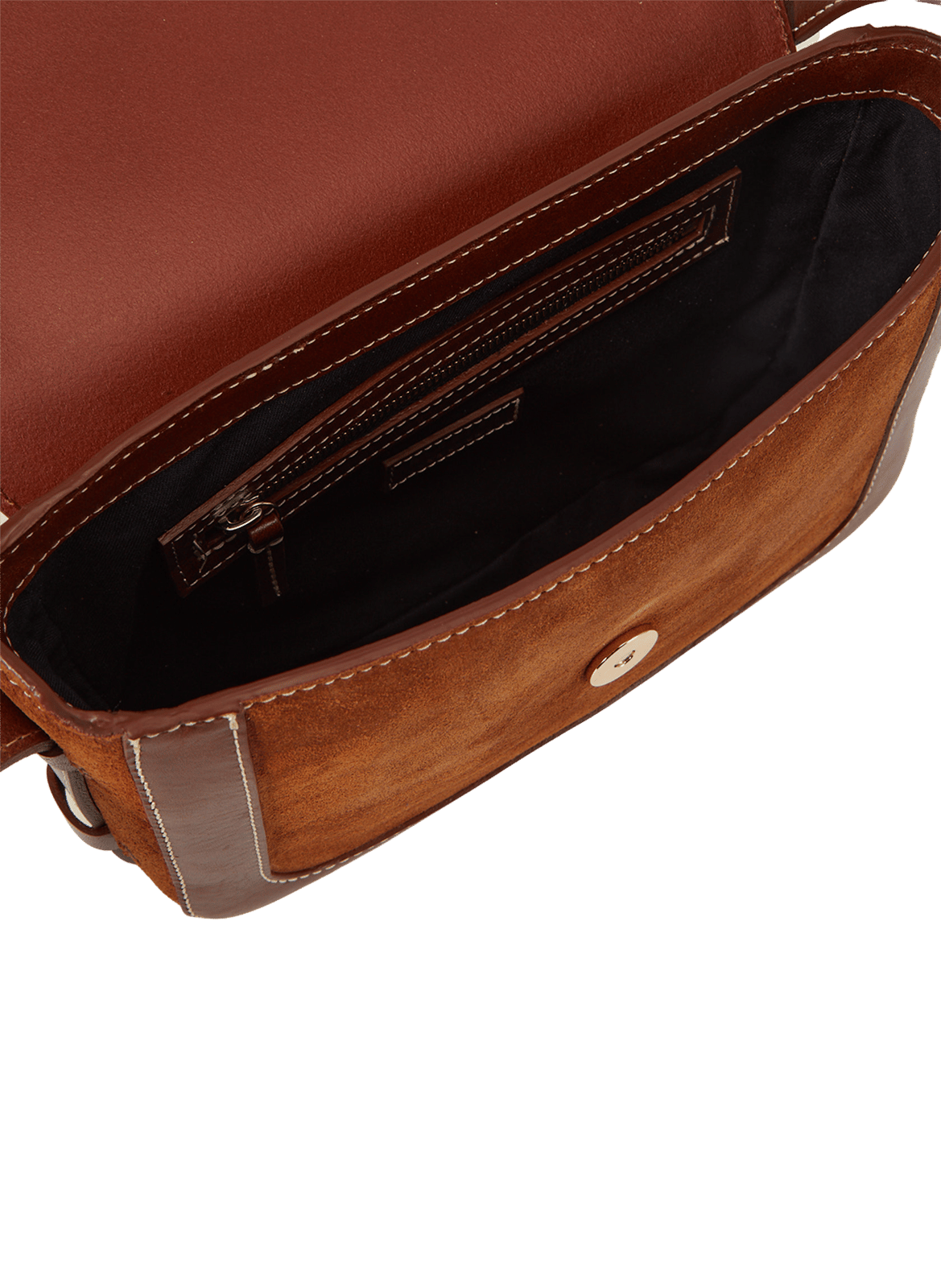 Leather shoulder bag HERBERT FRERE SOEUR Brown
