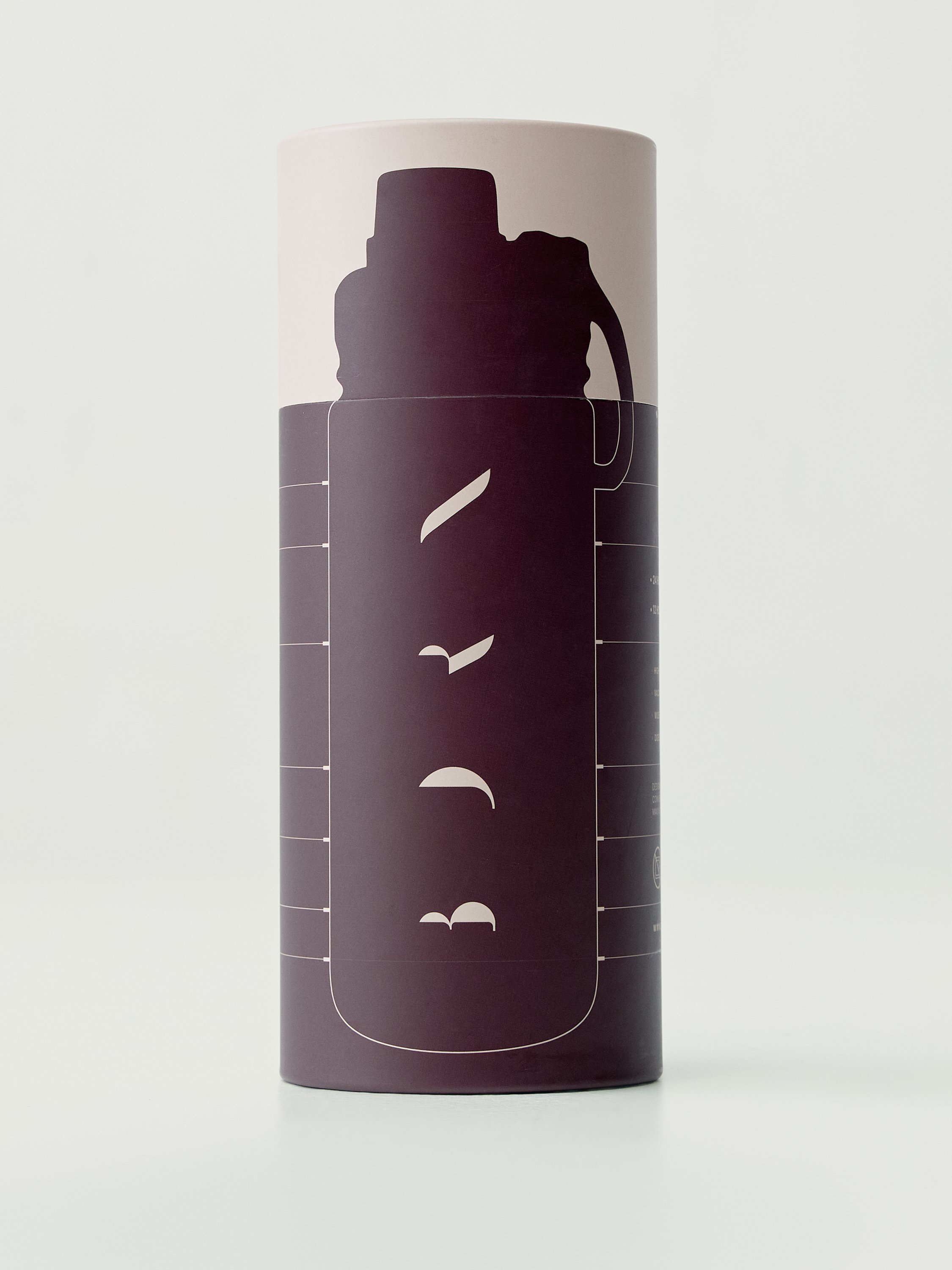 Sports water bottle BORN White
