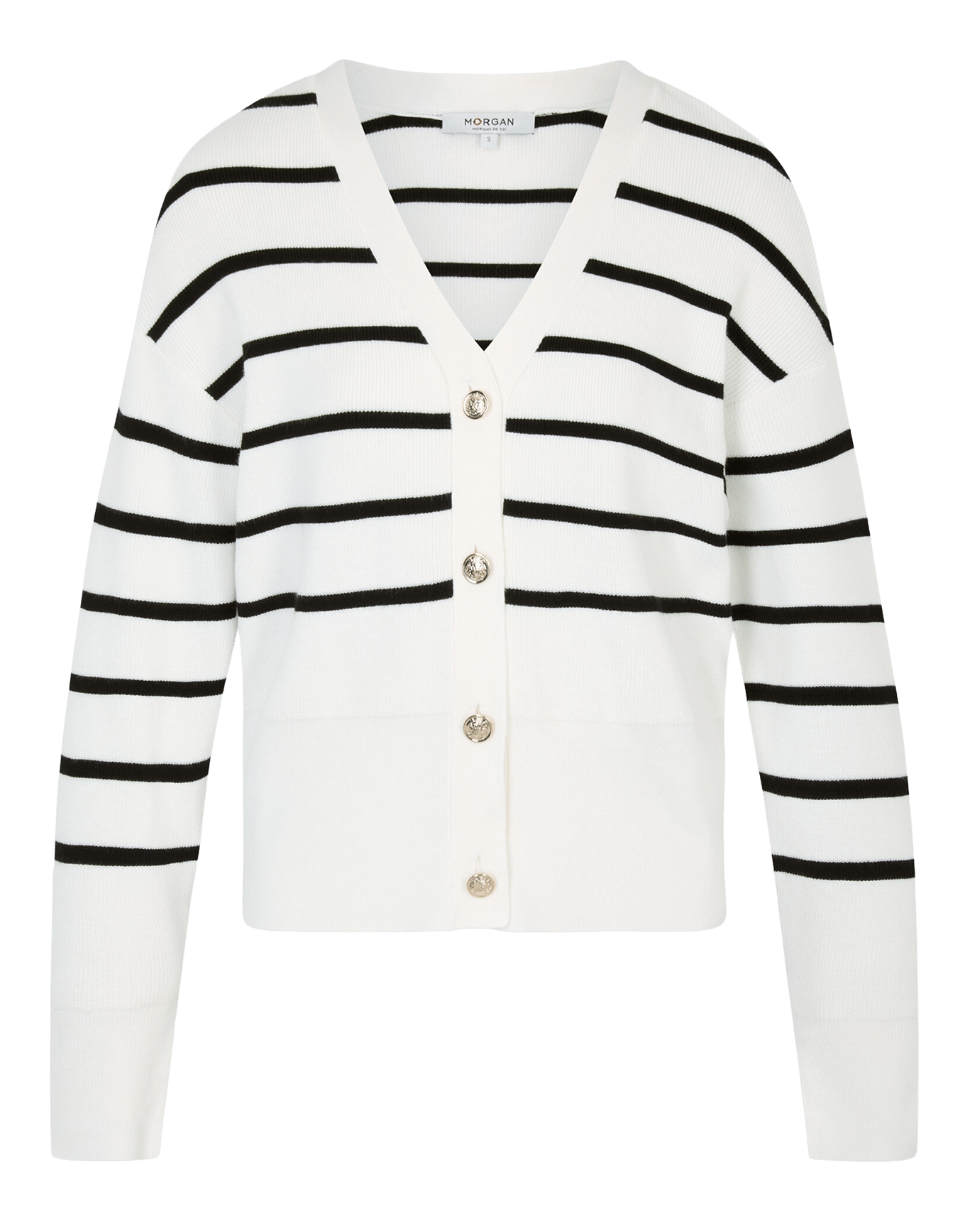 Gilet ajusté à rayures MORGAN Multicolore
