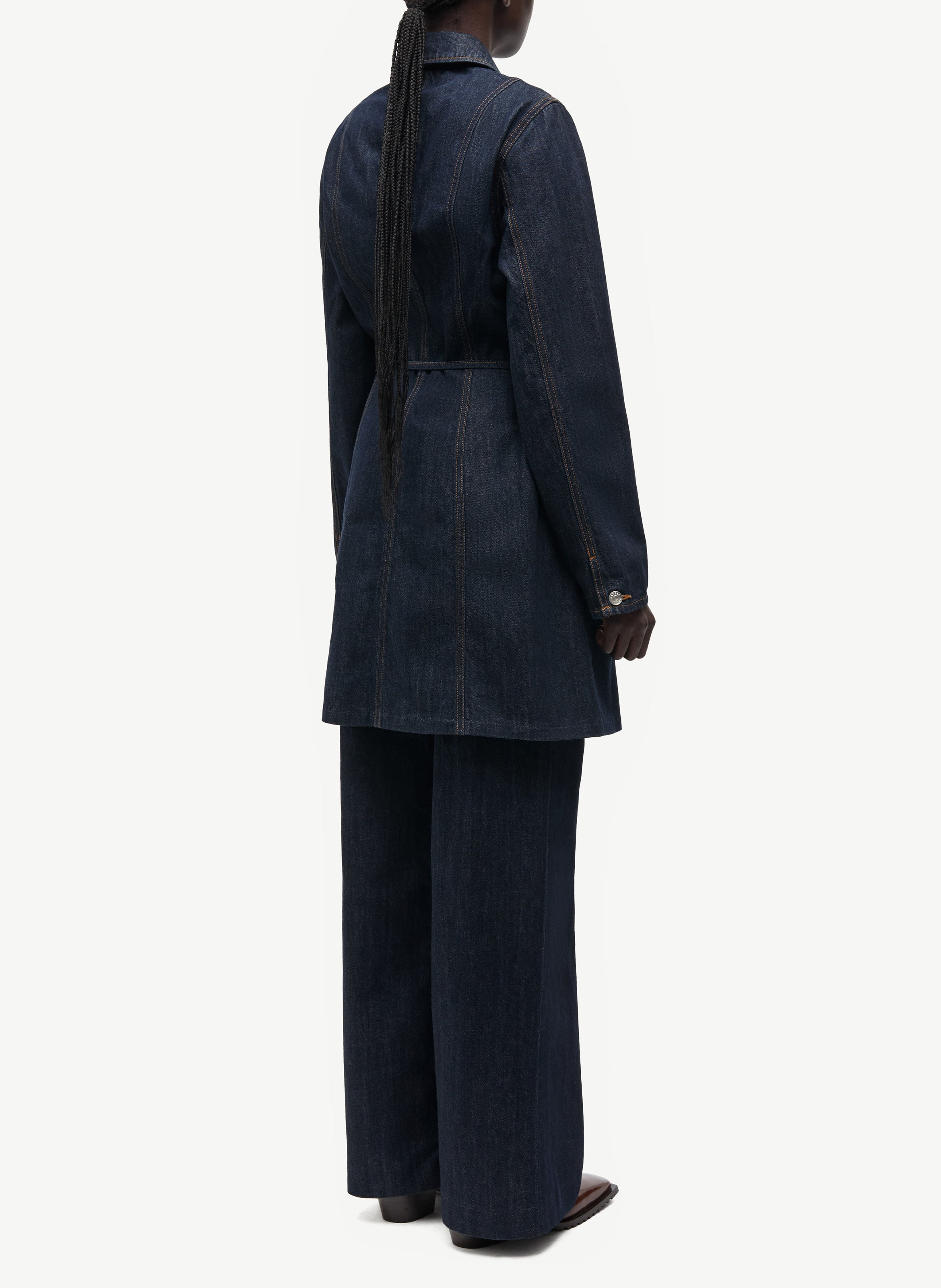 Jean large en denim brut SAMSOE SAMSOE Blauw