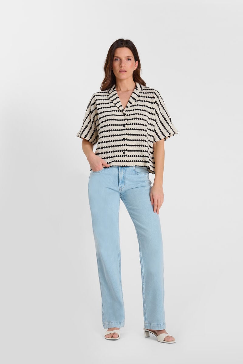 Buttoned shirt LE TEMPS DES CERISES White