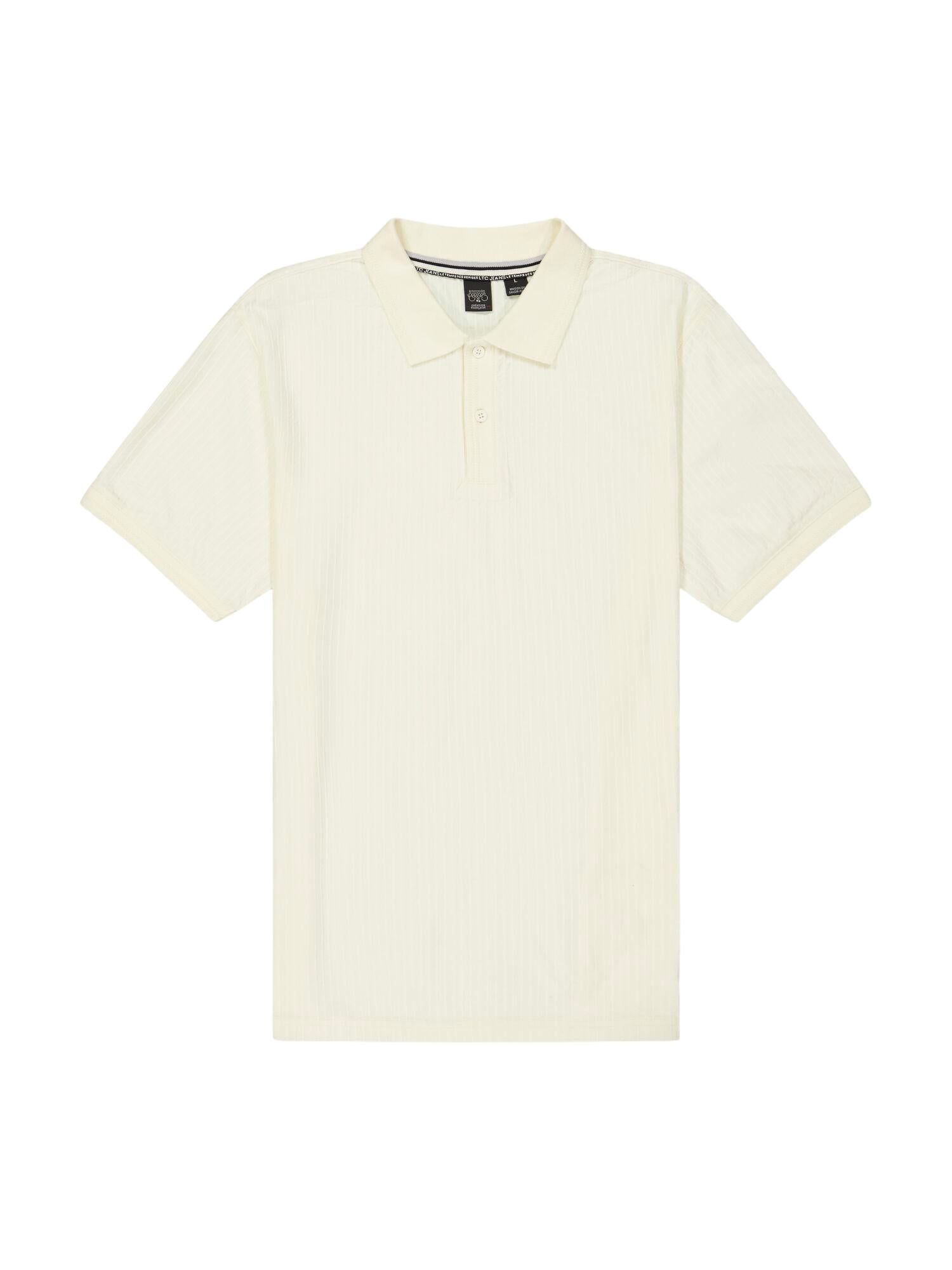 Button-Down Shirt Collar Polo LE TEMPS DES CERISES White