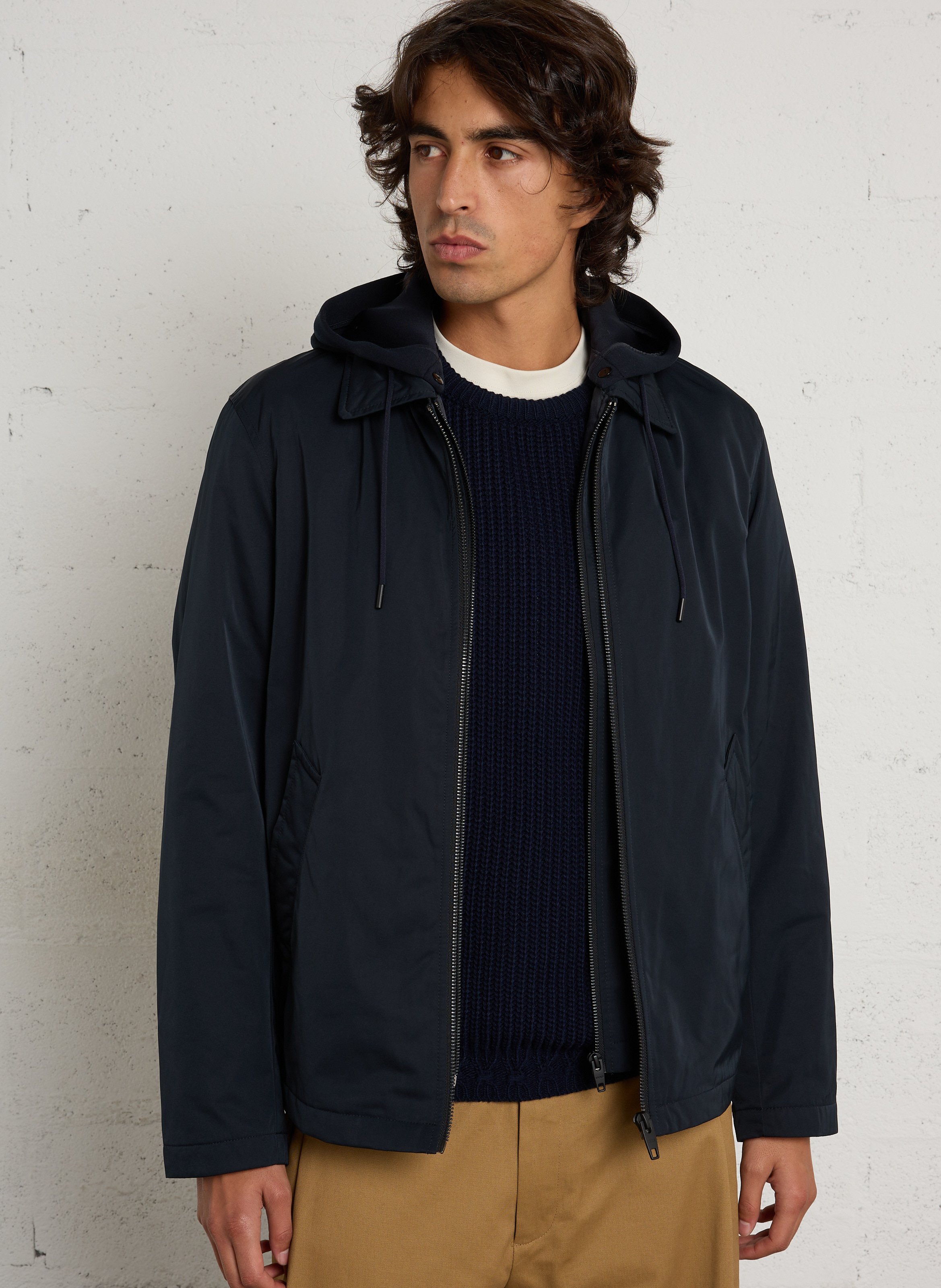 Gerade geschnittener Blouson mit klassischem Kragen IKKS Blau
