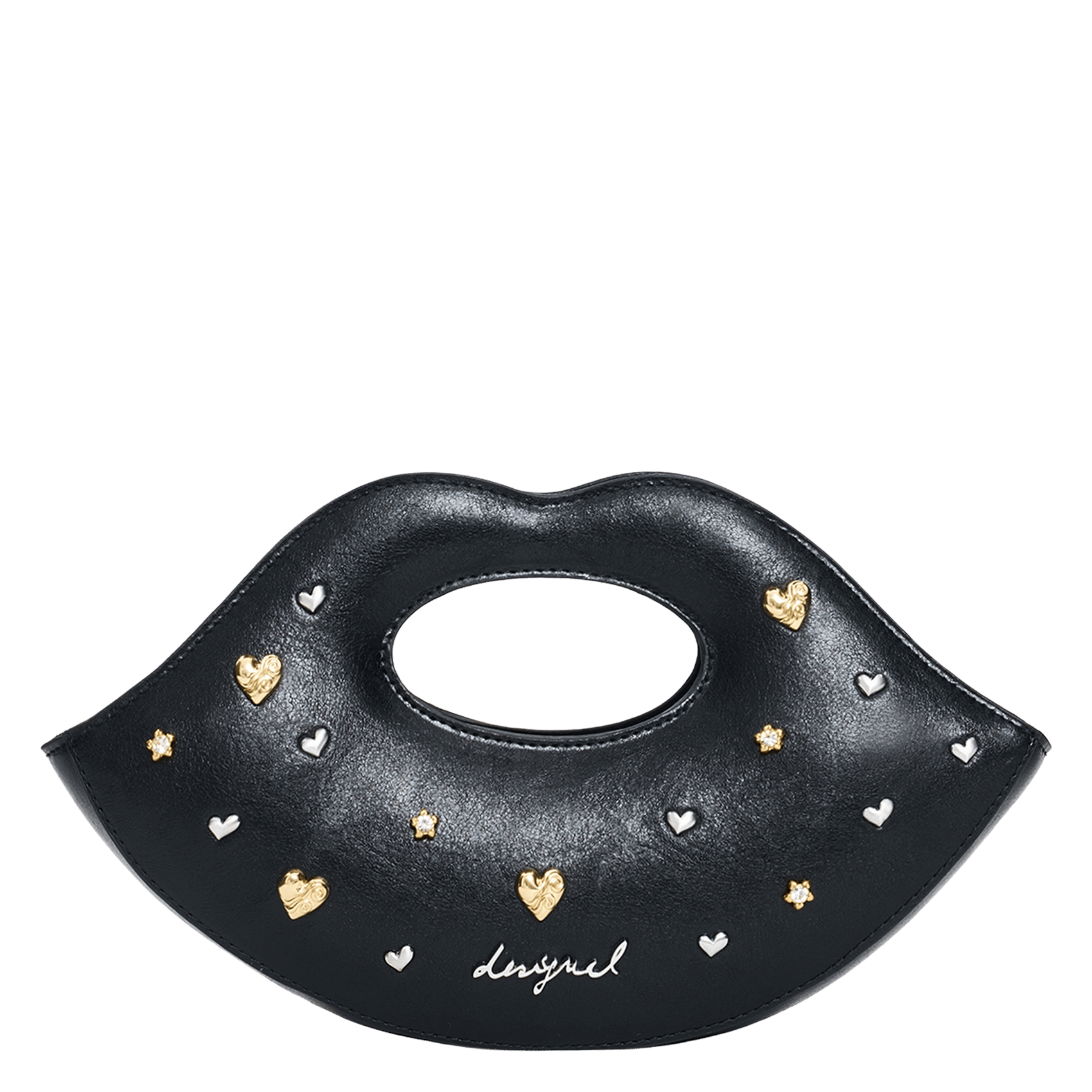 Sac fantaisie uni à bandoulière DESIGUAL Noir