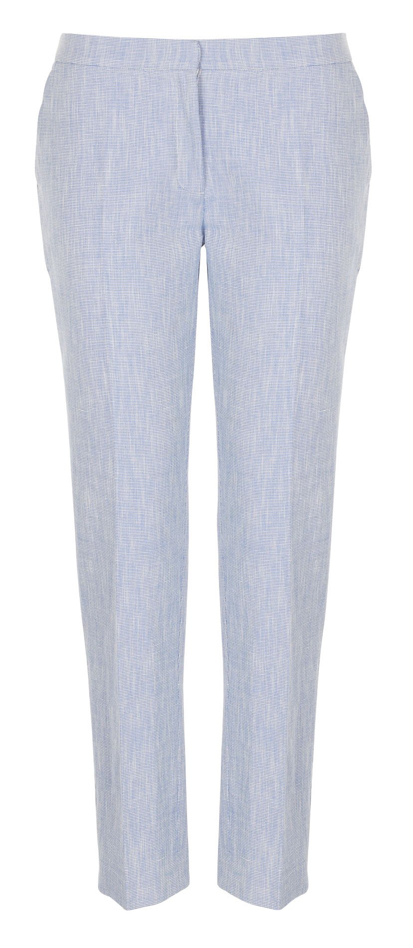 Pantalon droit tissé en coton ATTIC AND BARN Bleu