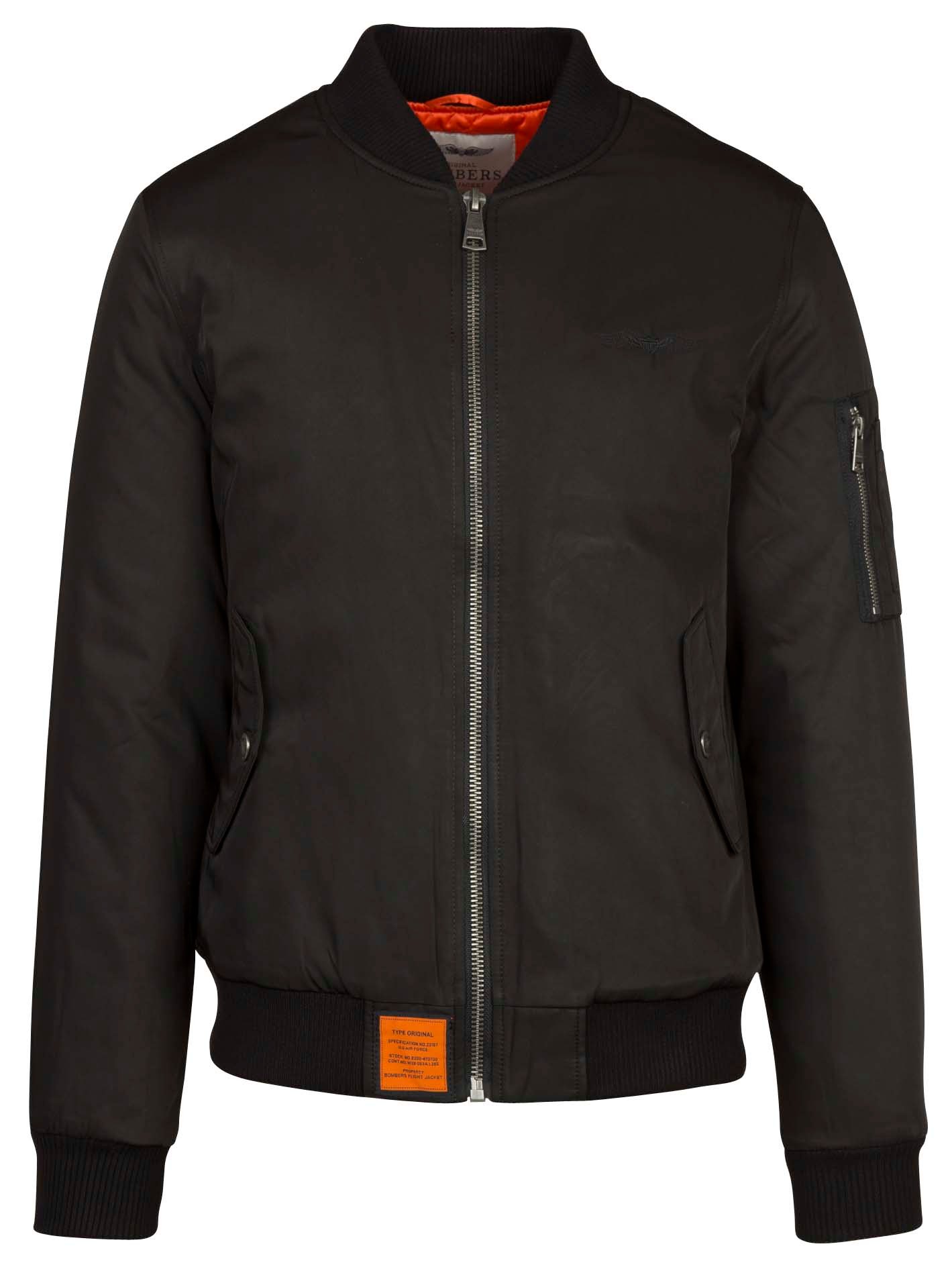 Bomber matelassé zippé BOMBERS ORIGINAL Noir