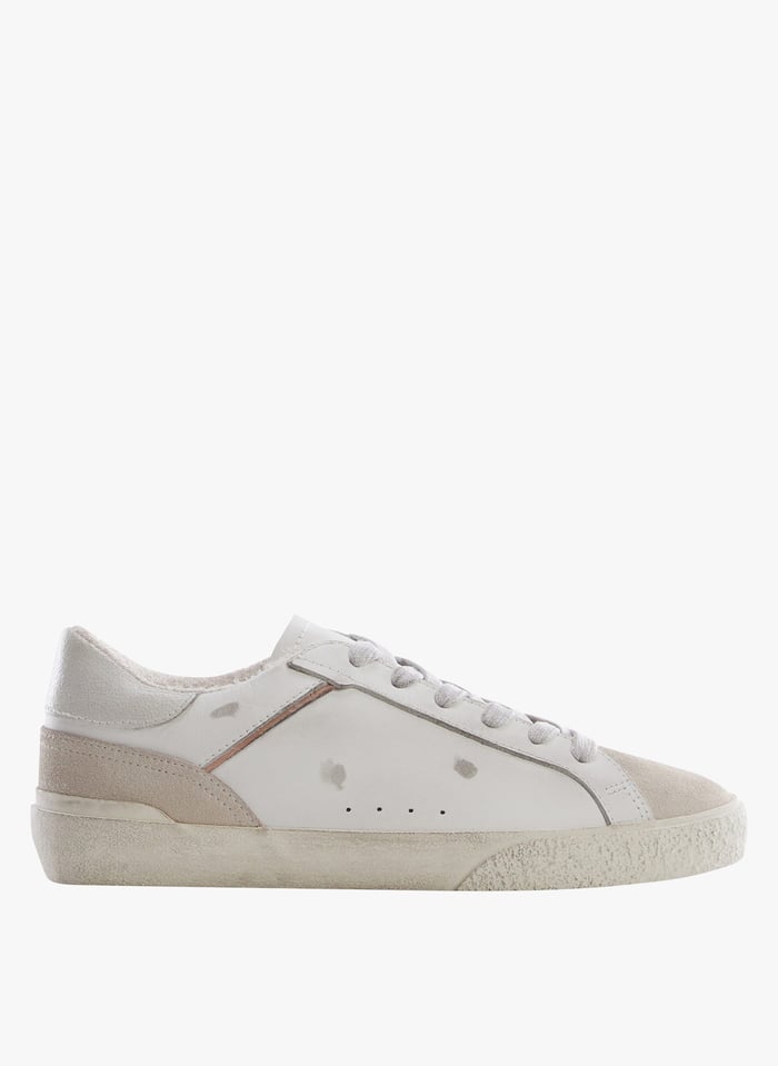 Mango top sneakers white