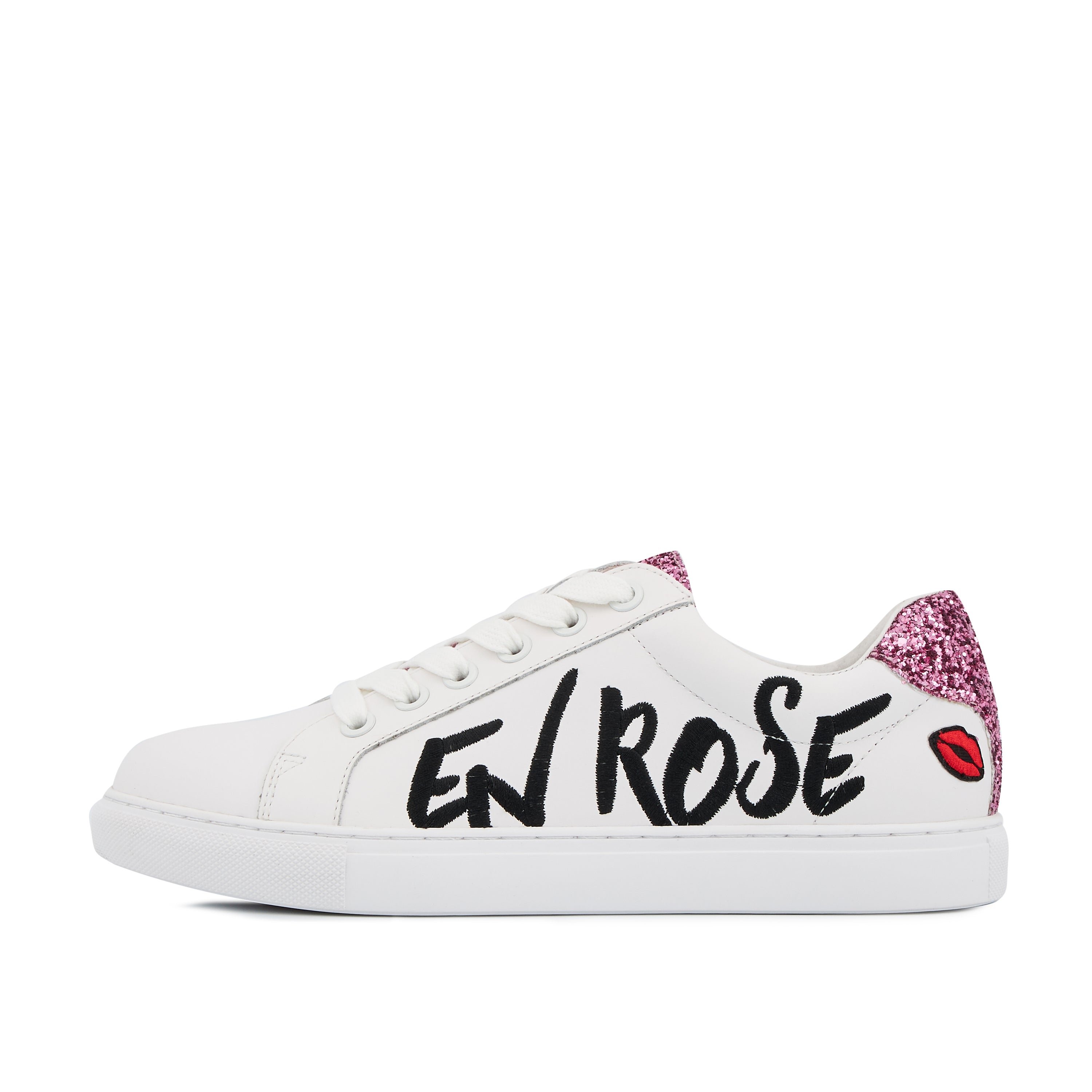 Leather sneakers BONS BAISERS PARIS White