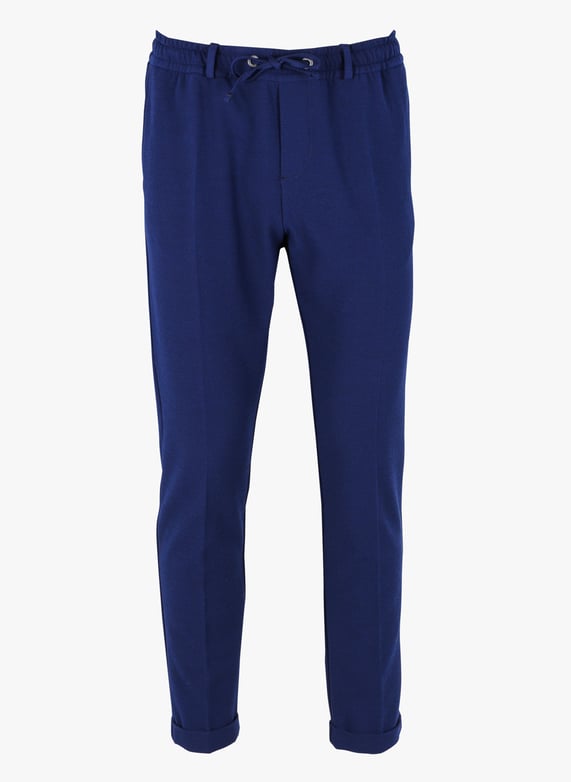 Ikks Outlet Short Ikks Homme Jogging Slim Texturé Bleu Indigo Ikks