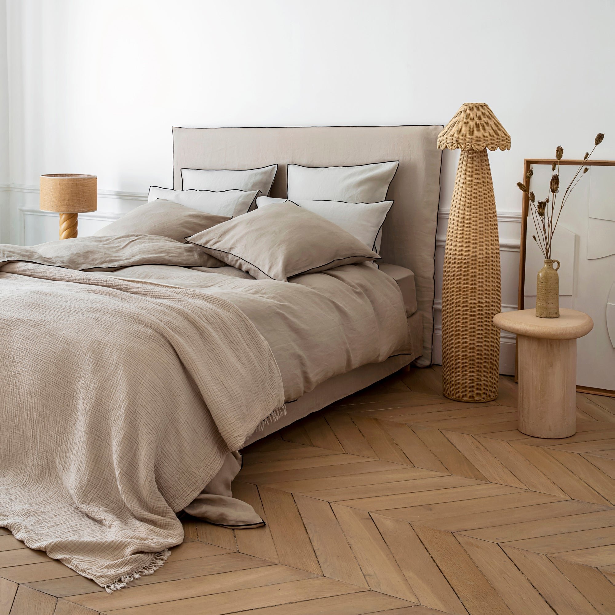 ANOUK - Cotton duvet cover MADURA Beige