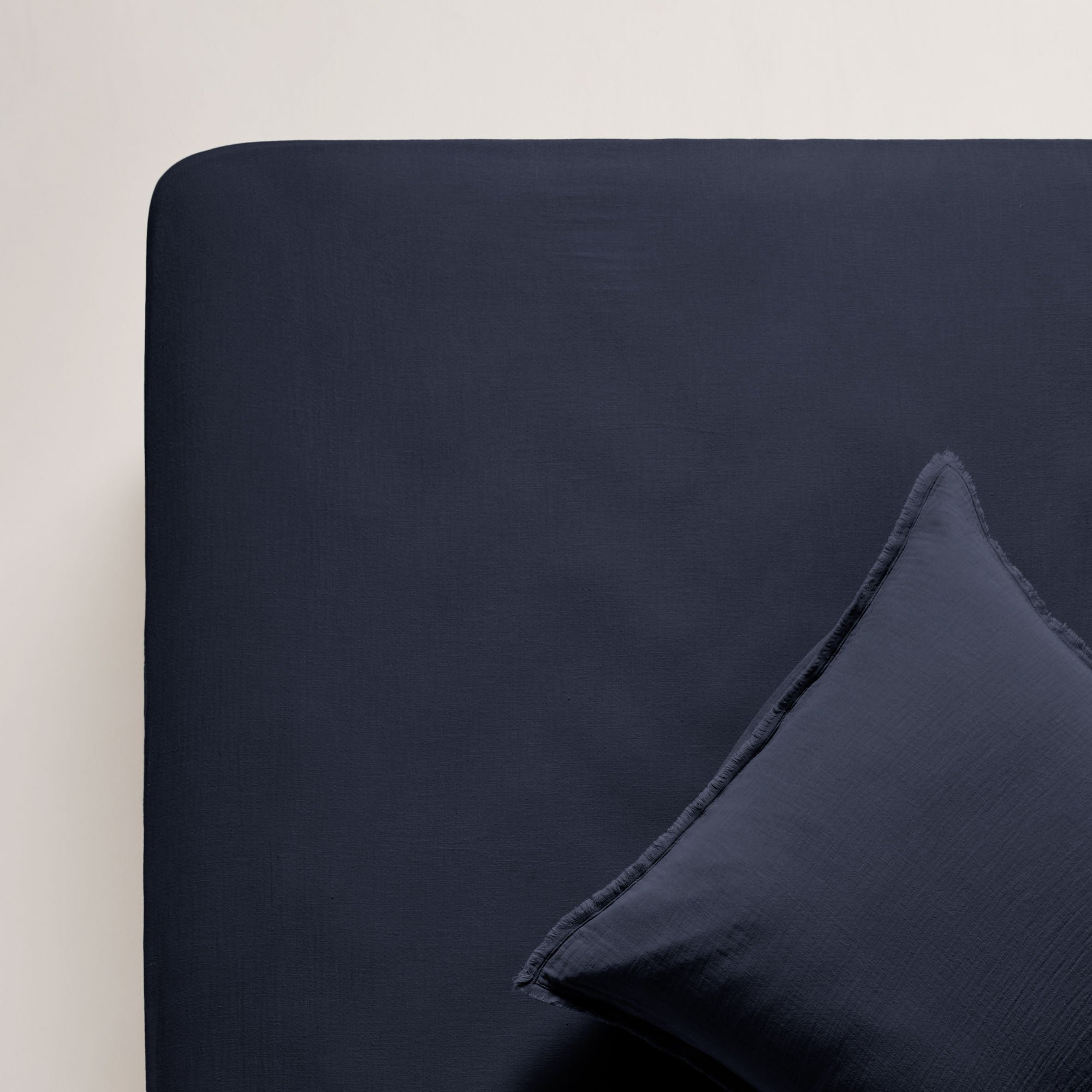 LOU - Cotton fitted sheet MADURA Blue