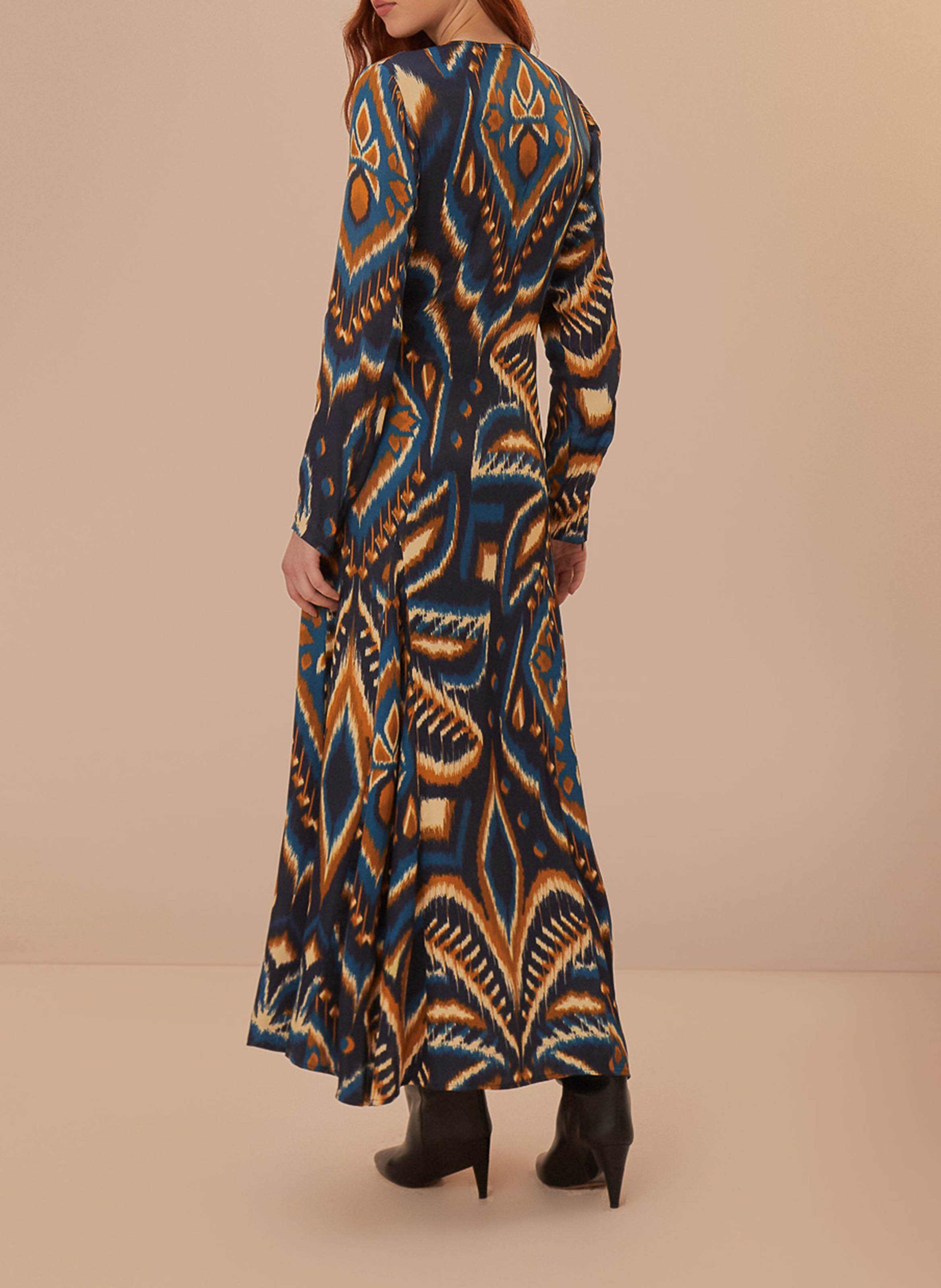 Robe longue imprimée FARM RIO Multicolore