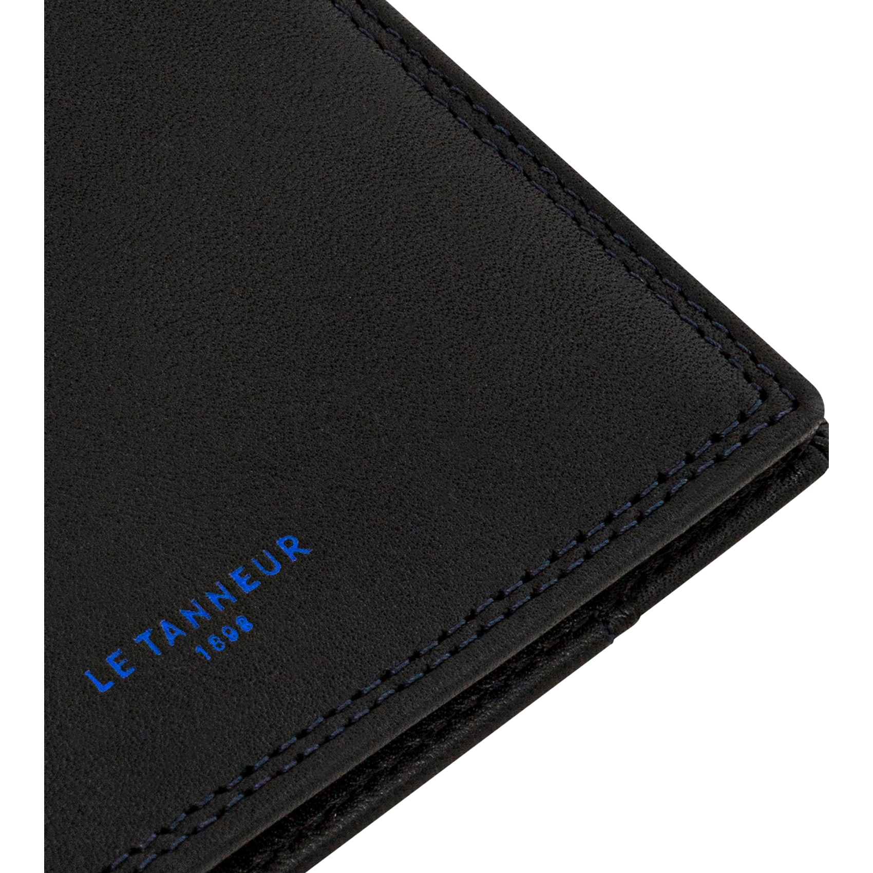 - 100% leer, - 6 kaarthoudersplitten, - 1 centrale zak, - Afmetingen: L10 x H7 cm. LE TANNEUR Zwart