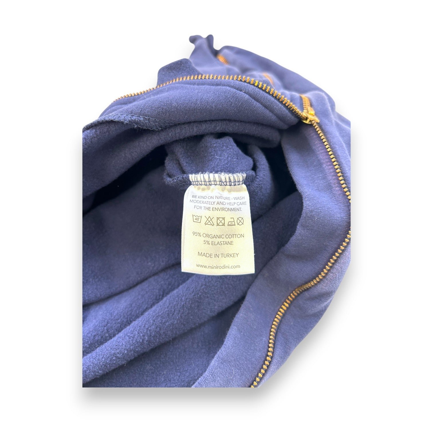 Blue baby jumpsuit - 9 months MINI RODINI - Seconde main Blue