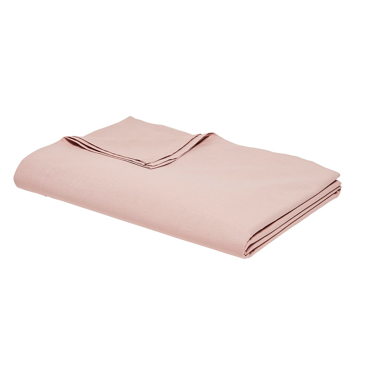 Flat sheet for bed in plain cotton TODAY LINGE DE MAISON Pink