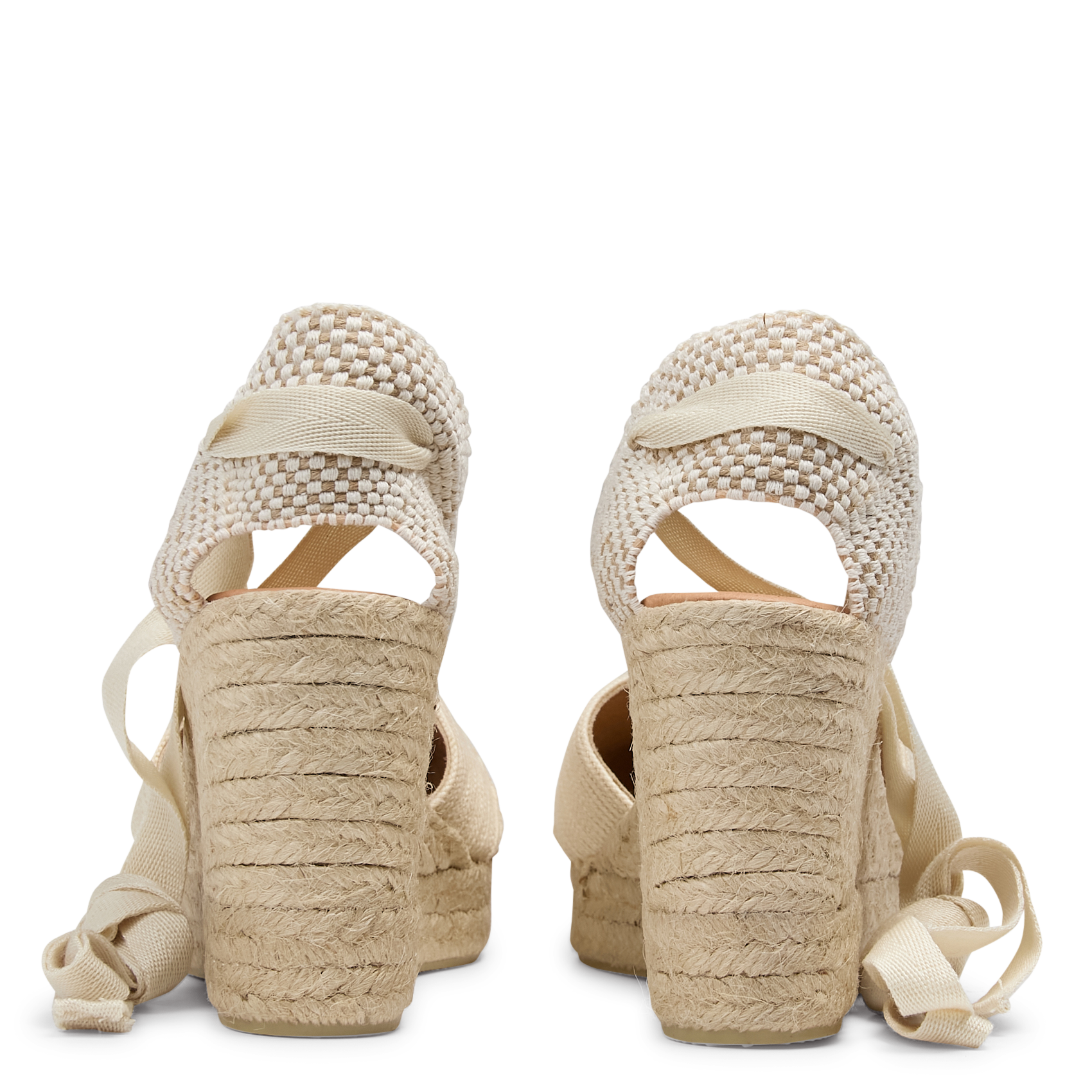 Espadrilles compensées MAISON 123 Blanc