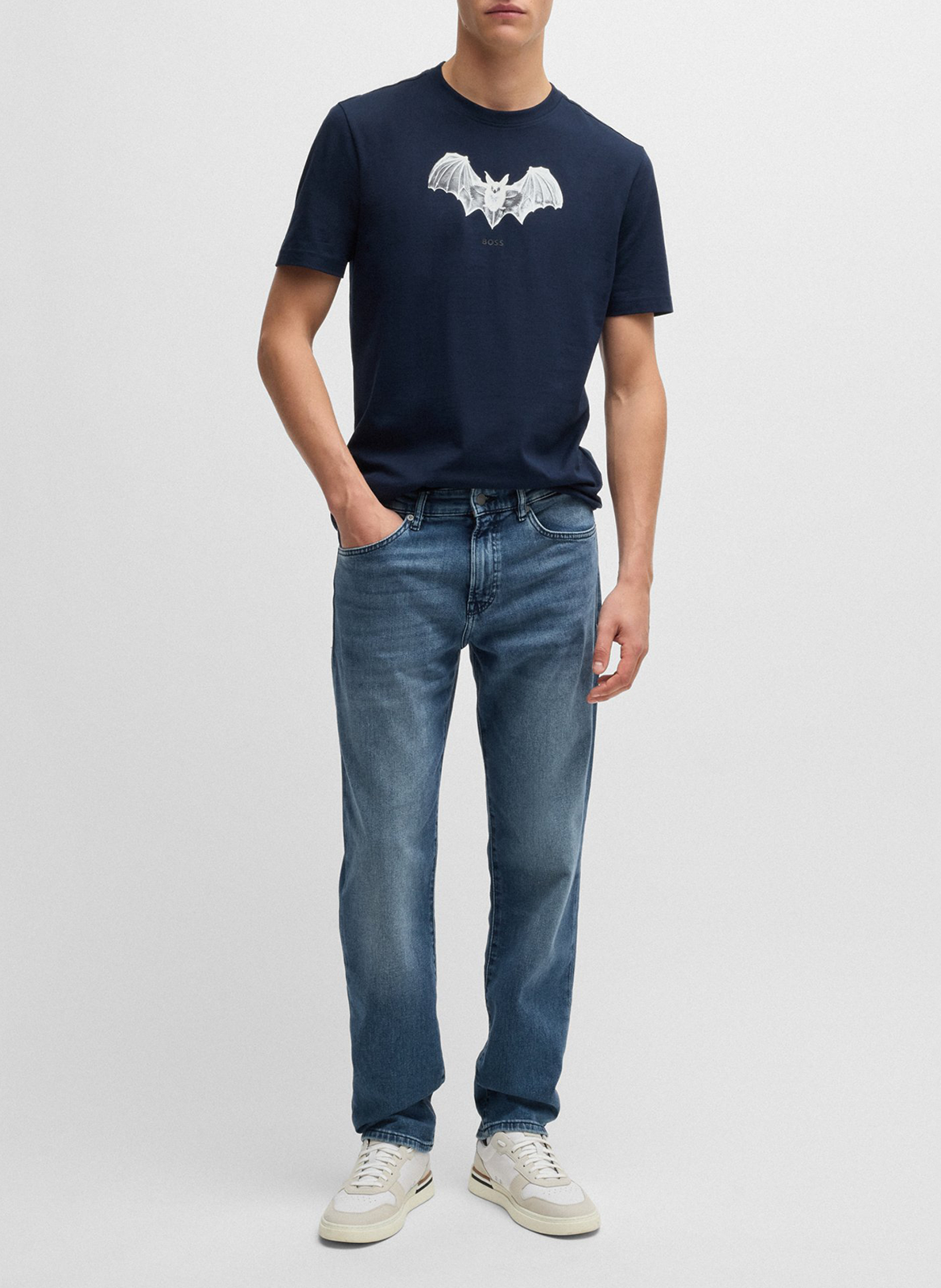 Regular-fit stonewashed jeans BOSS Blue
