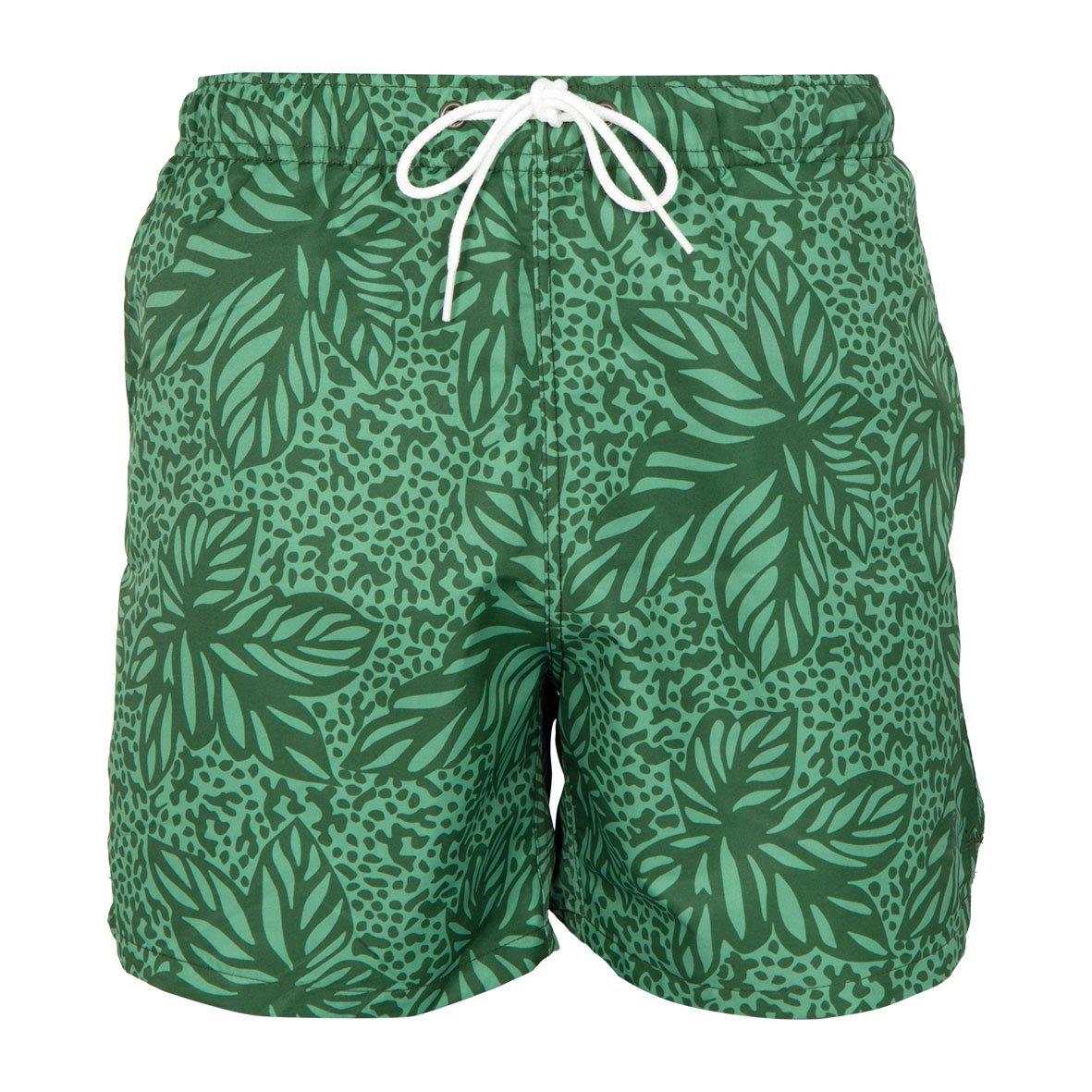 Recycled fibre Bermuda swim shorts EMINENCE Green
