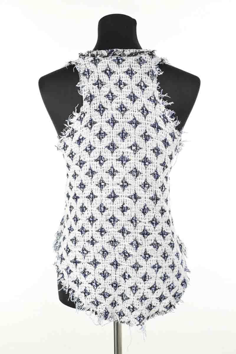 Sleeveless cotton top IRO - Seconde Main Blue