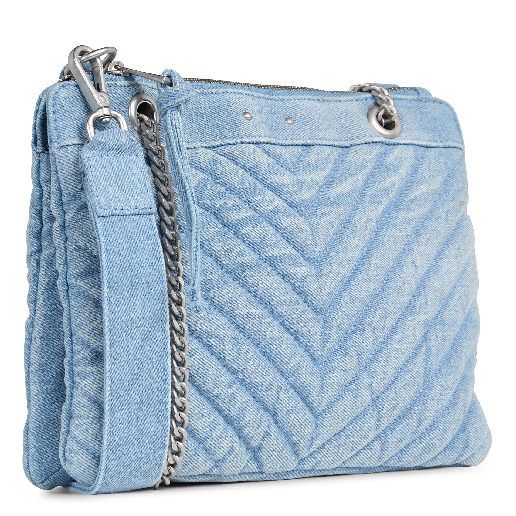 Quilted cotton bag IKKS Blue