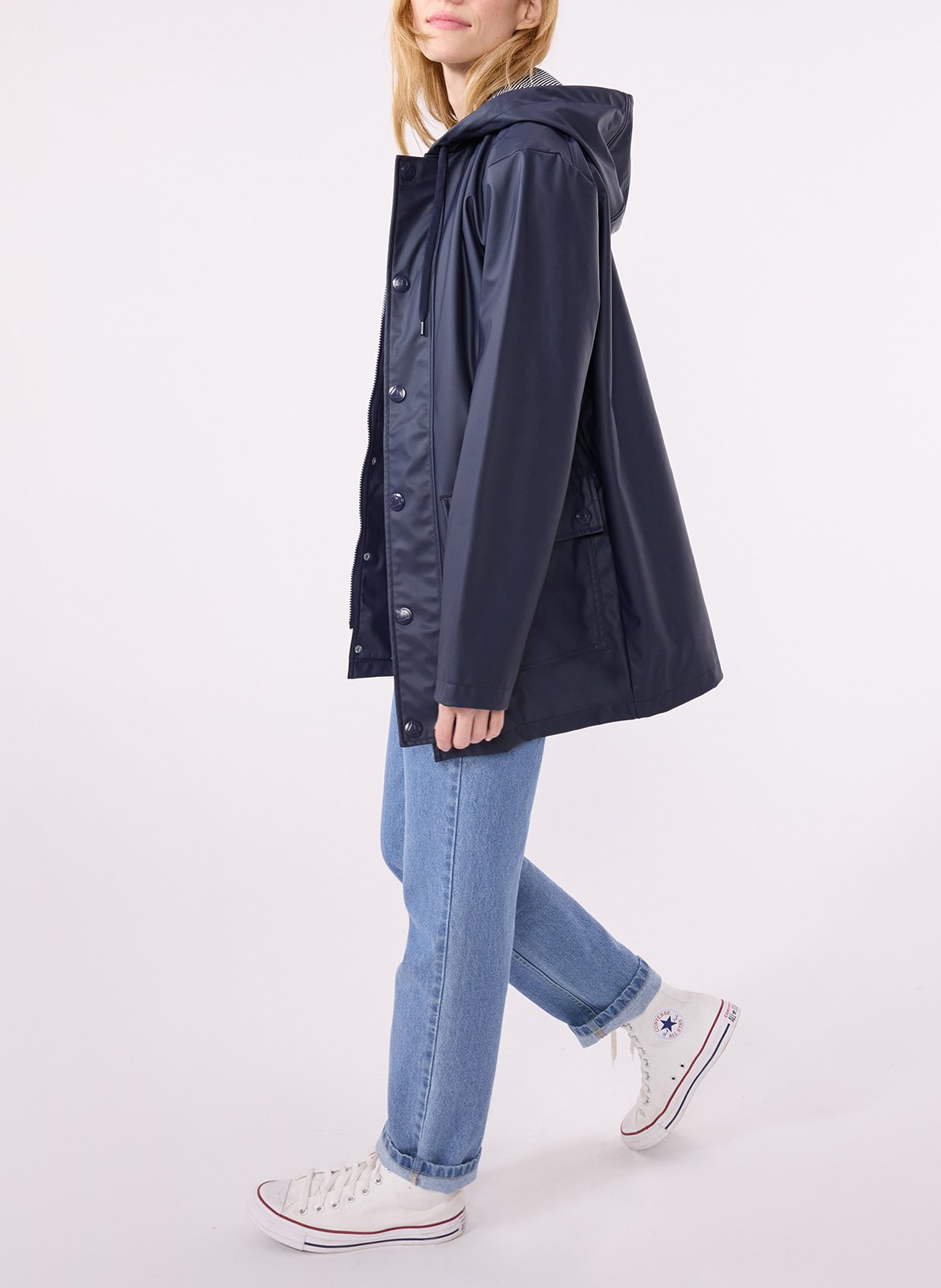 Imperméable à capuche PETIT BATEAU Bleu