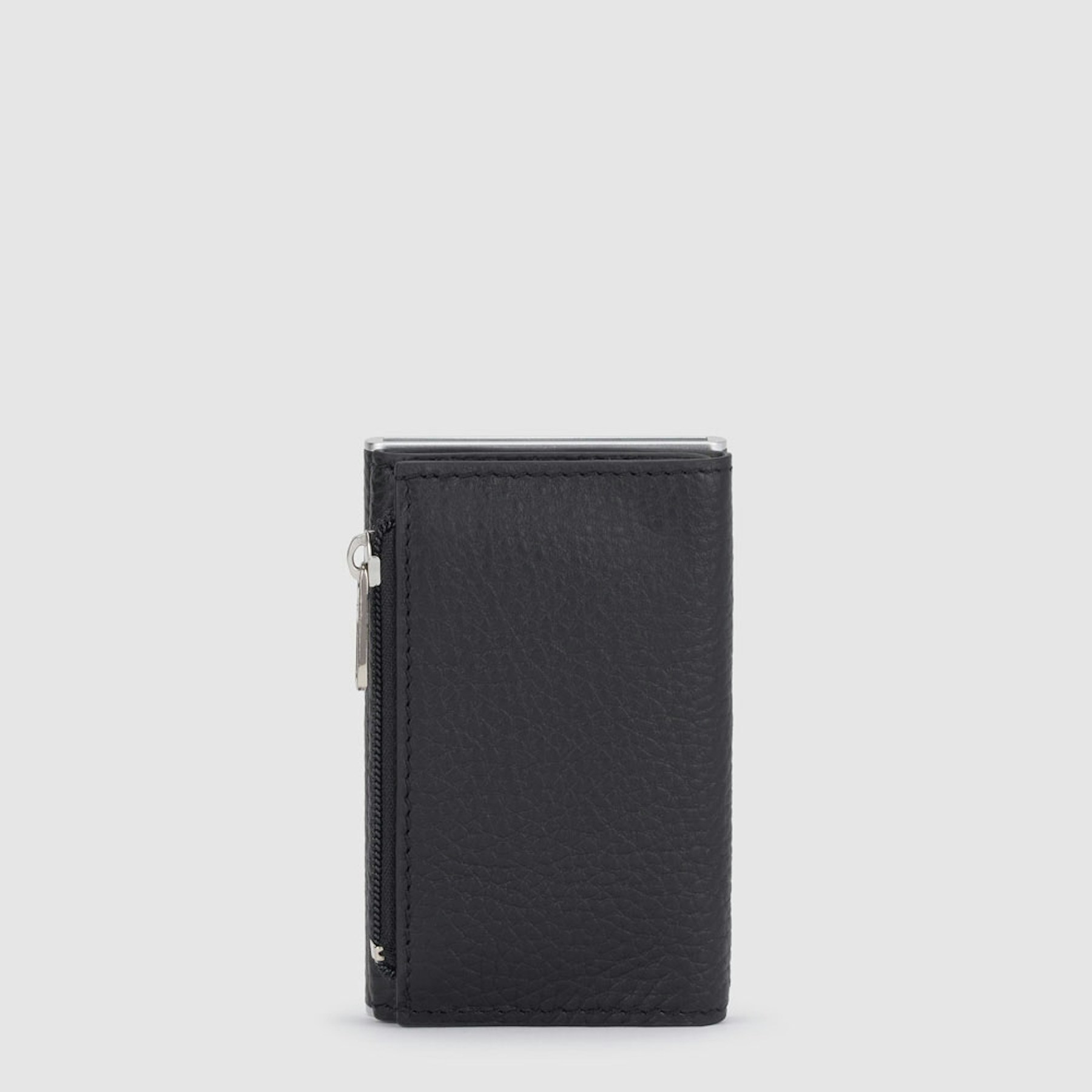 Wallet with sliding system PIQUADRO Black