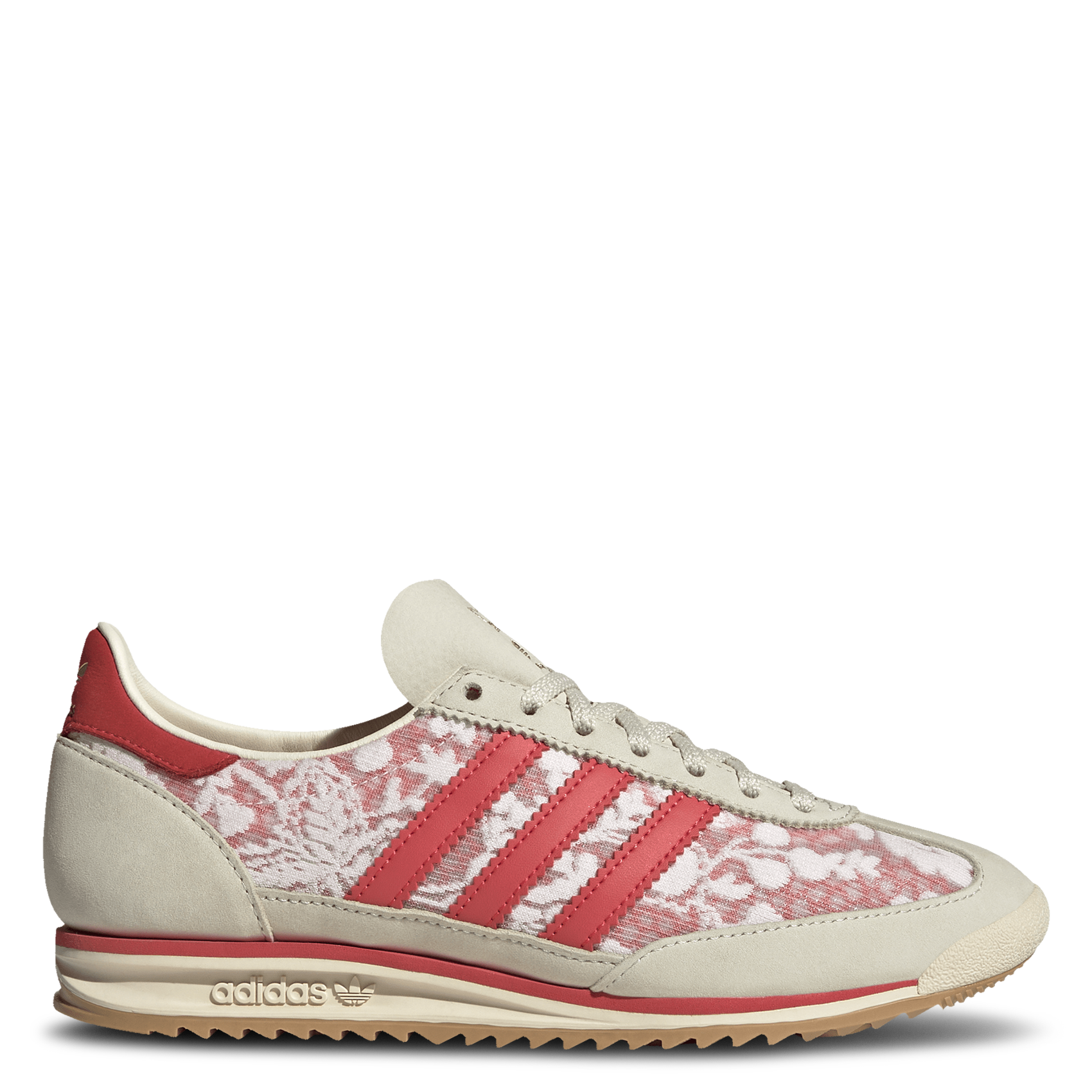 Contrasting leather-effect low-top sneakers ADIDAS Pink