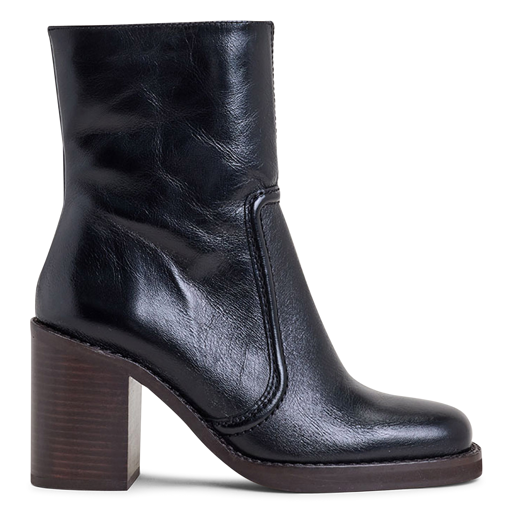 Bottines en cuir JONAK Noir