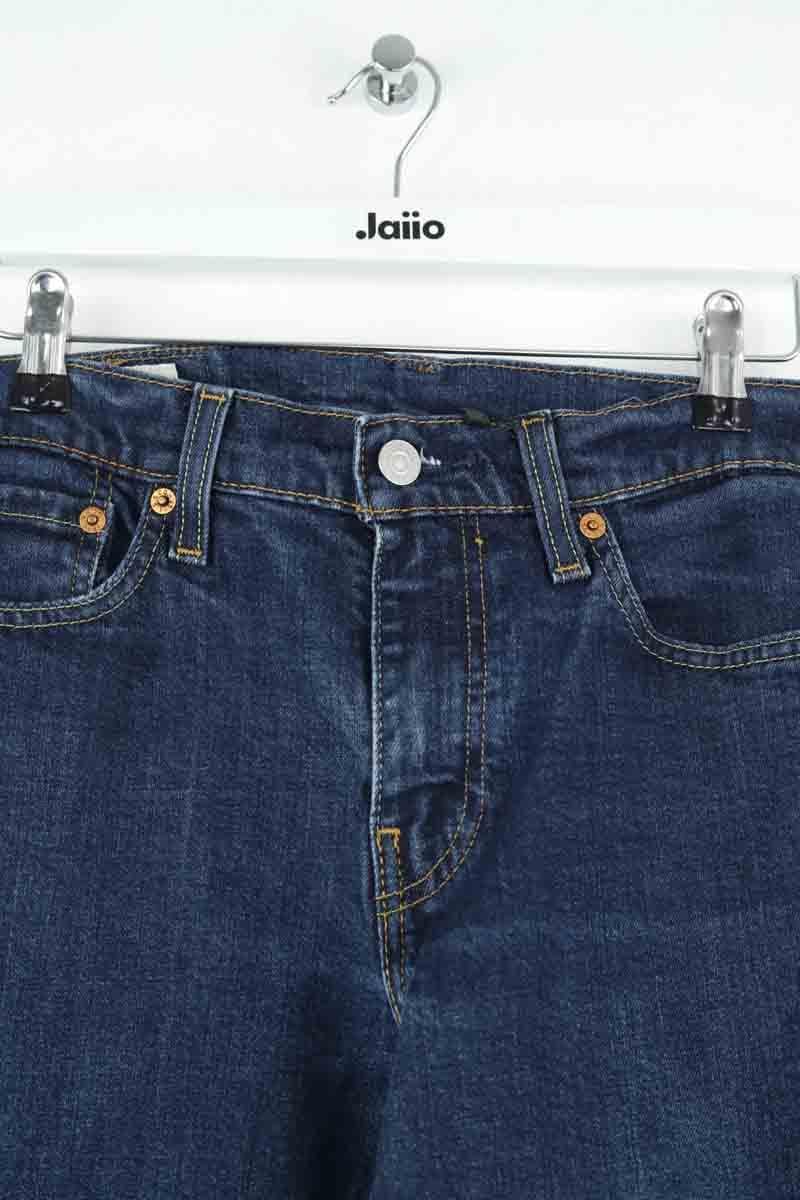 Cotton straight jeans LEVI'S - Seconde main Blue