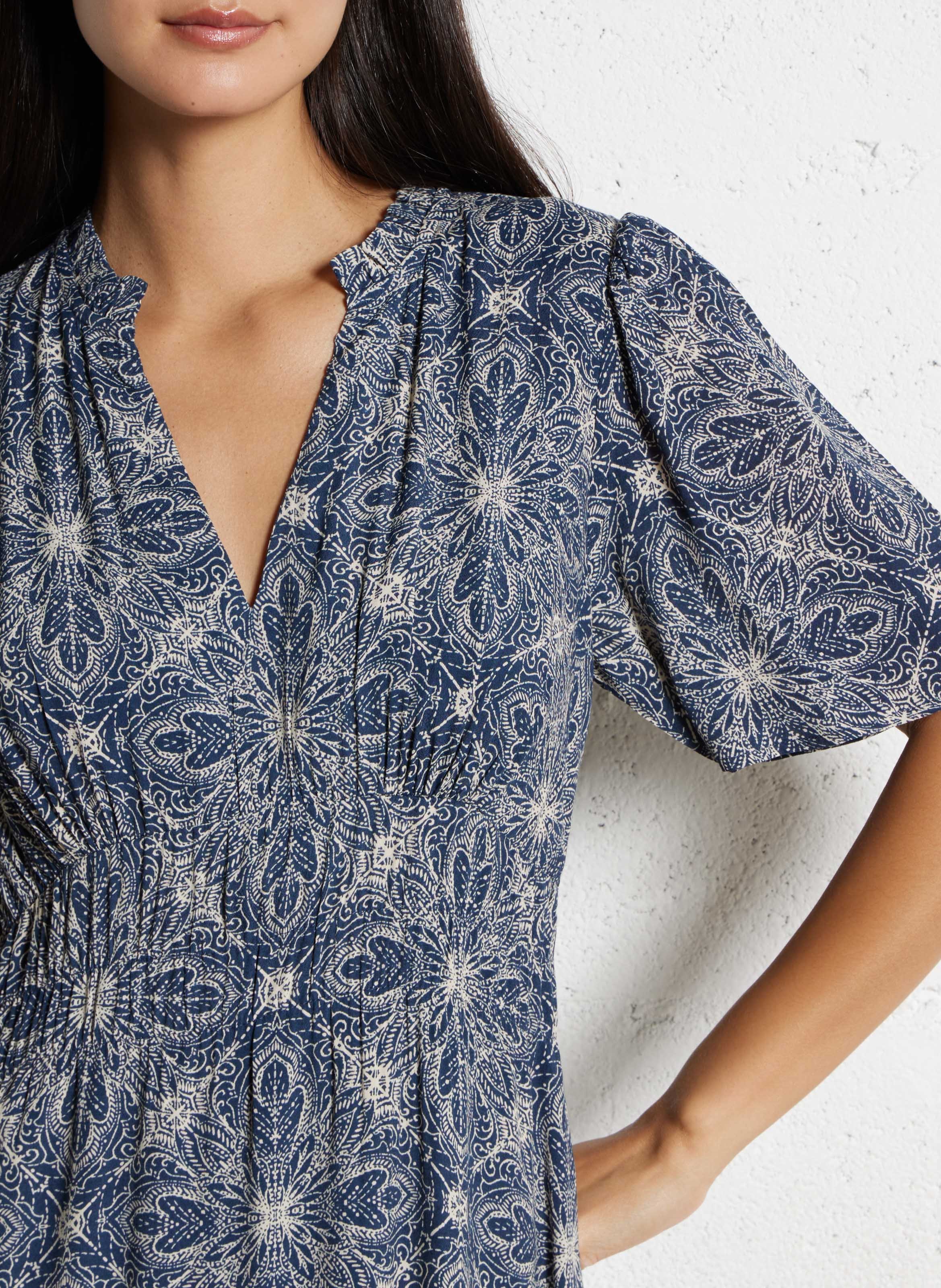 Daurélie printed dress MAISON 123 Blue