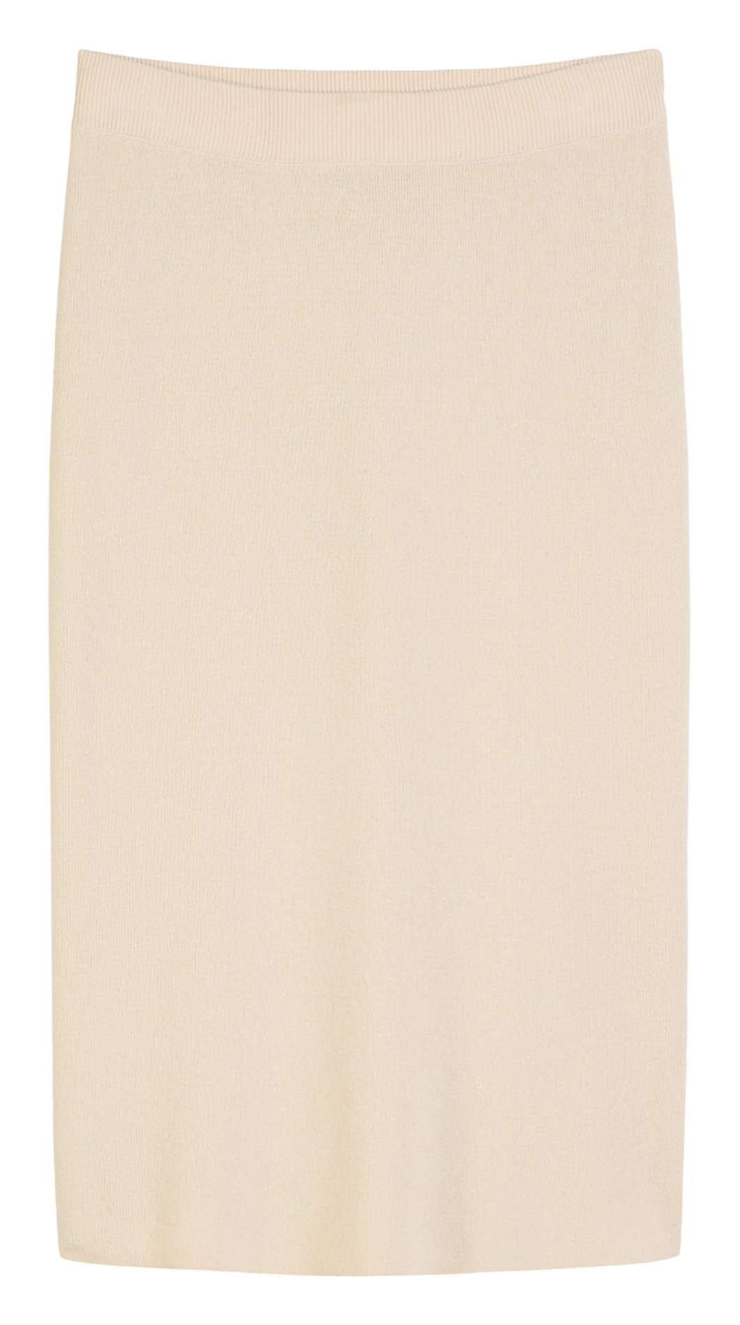 Falda midi recta lisa de lana mezclada MARC O'POLO Beige