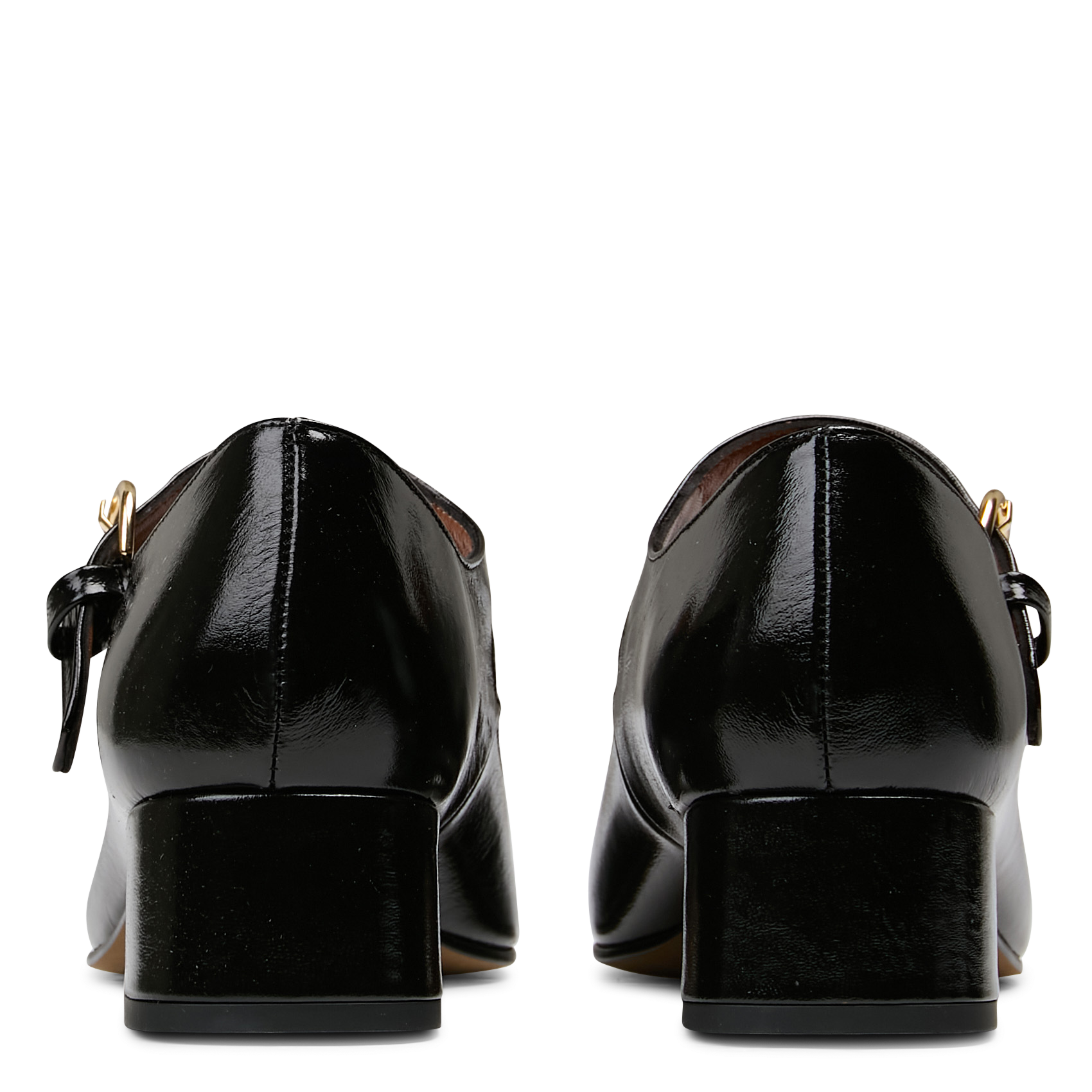 Babies vernies à talons en cuir MELLOW YELLOW Noir