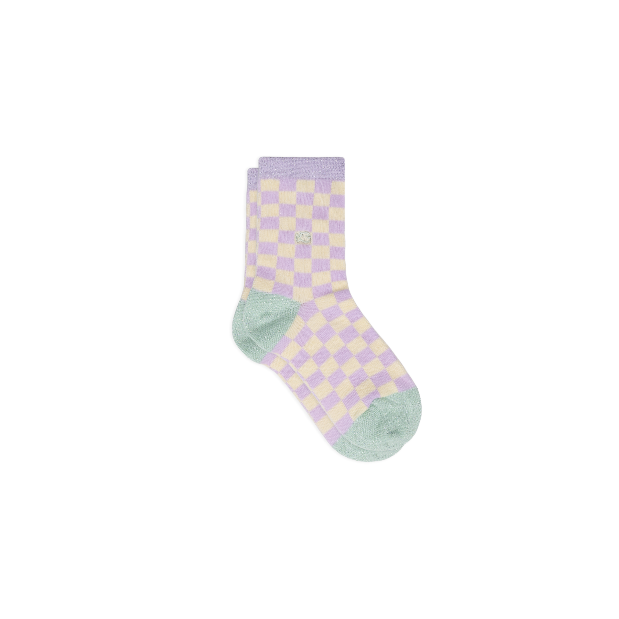 Checked socks BILLYBELT Purple
