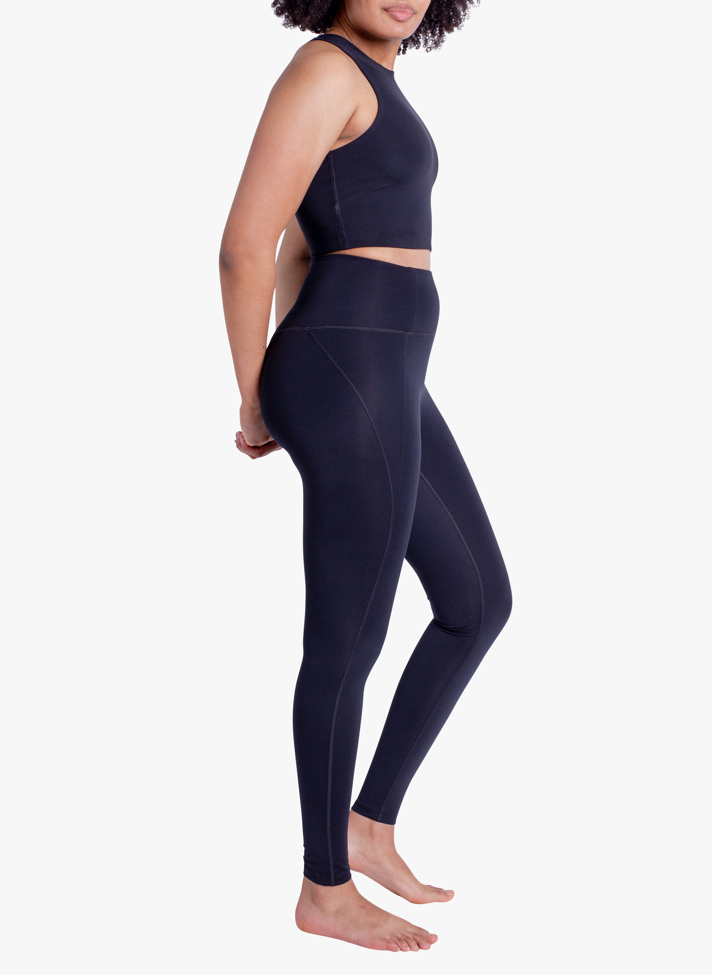 Leggings sportivi a compressione graduata GIRLFRIEND COLLECTIVE Nero