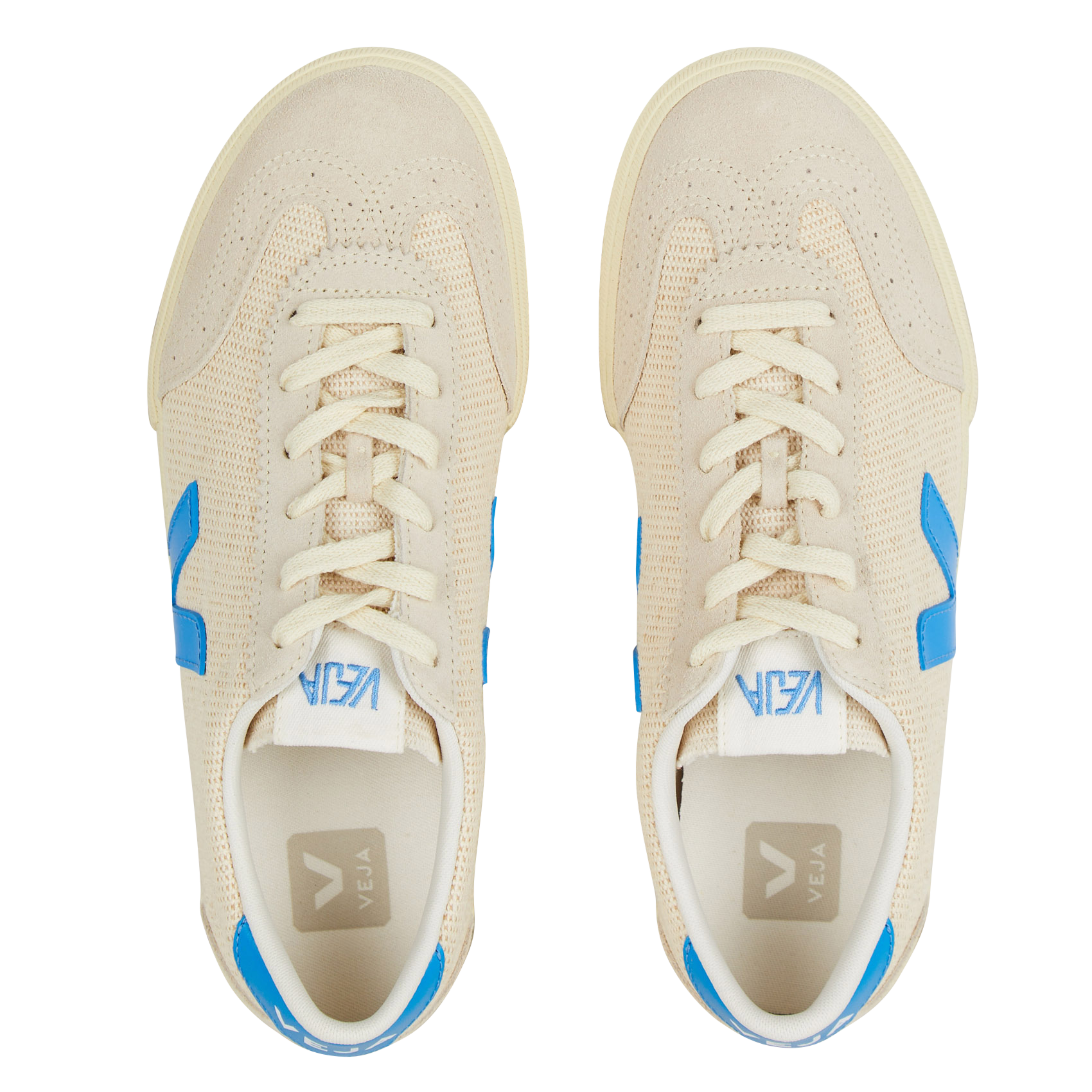 <Schoenen met lage zolen van gerecycled katoenmengsel> VEJA Beige