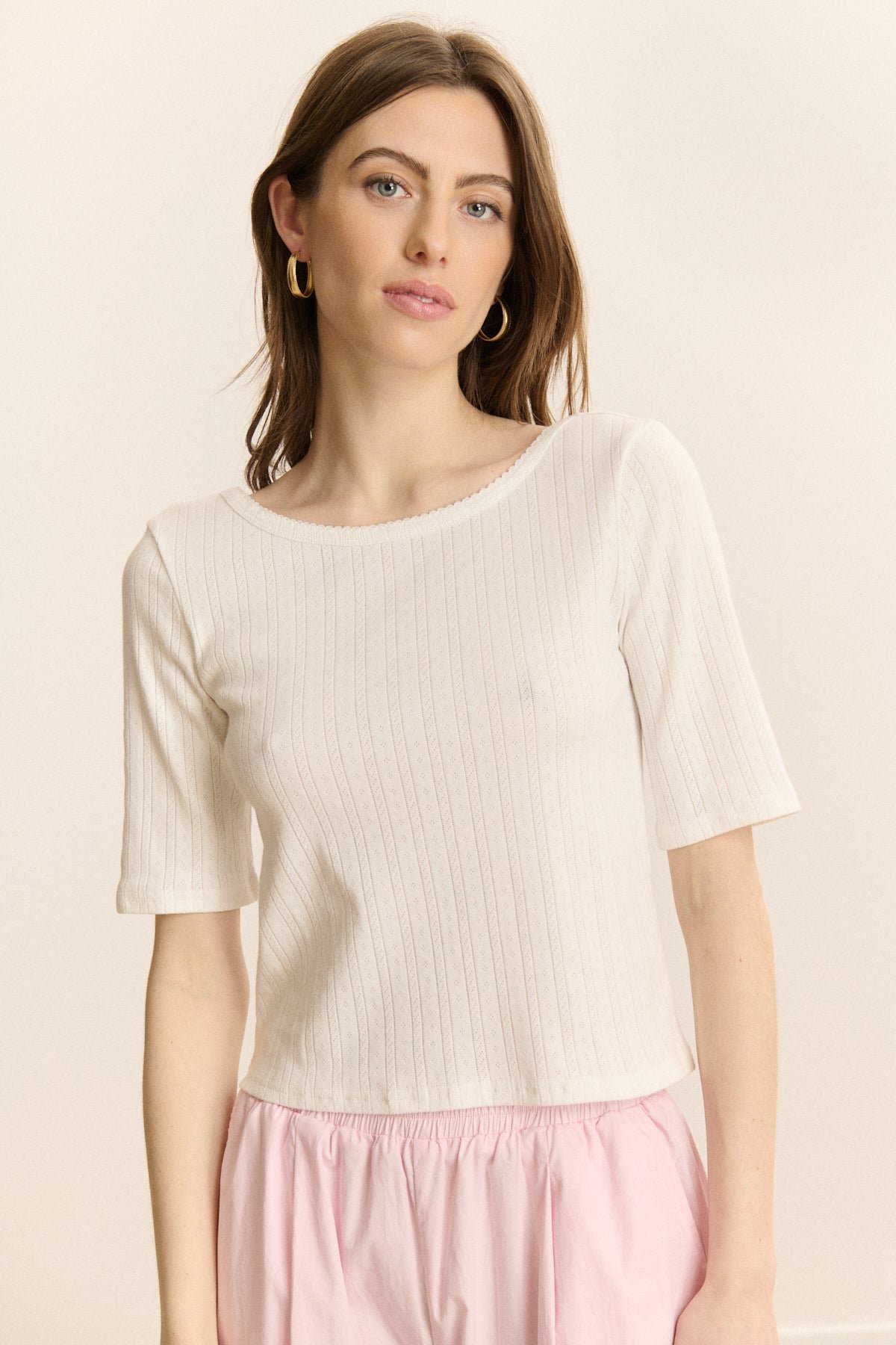 Short-sleeved T-shirt GARANCE PARIS White