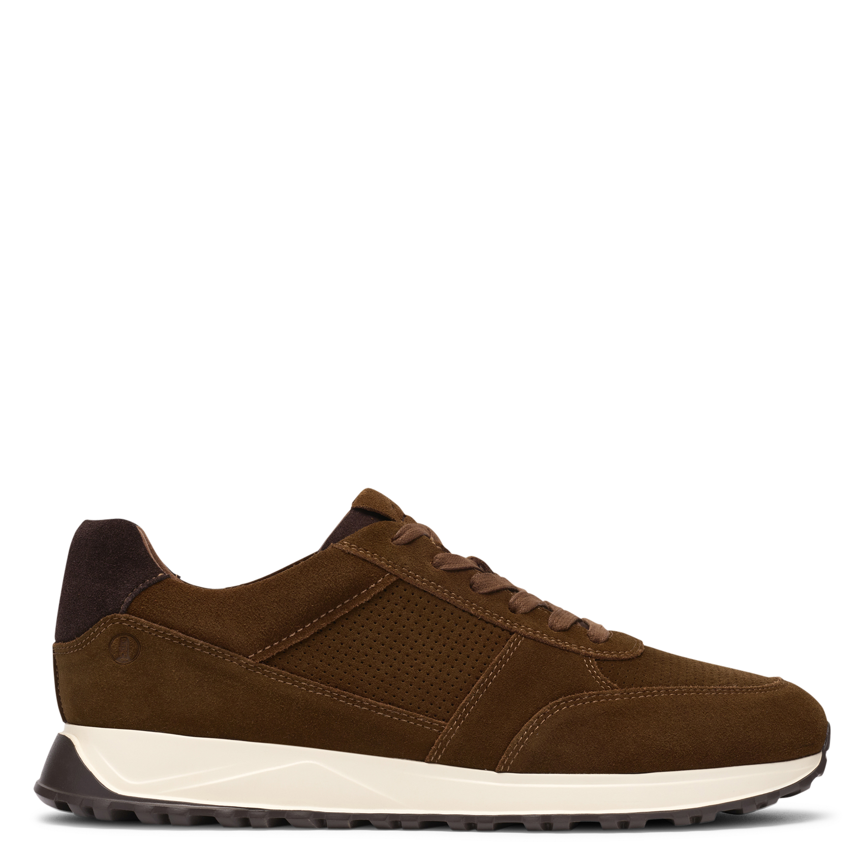 Lage sneakers van veloursleer CLARKS Bruin