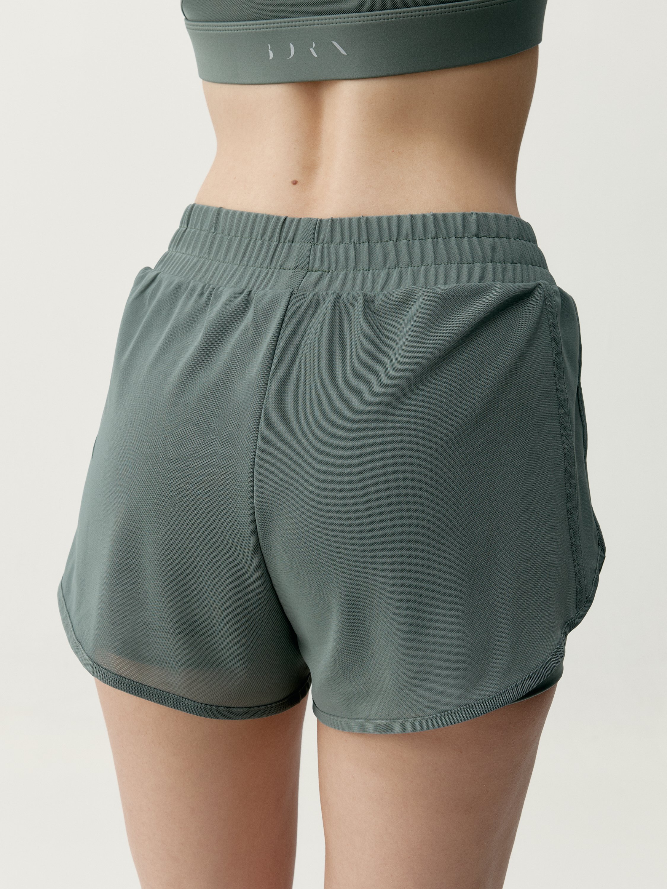 Short sport perfomance running padma 2.0 BORN Vert