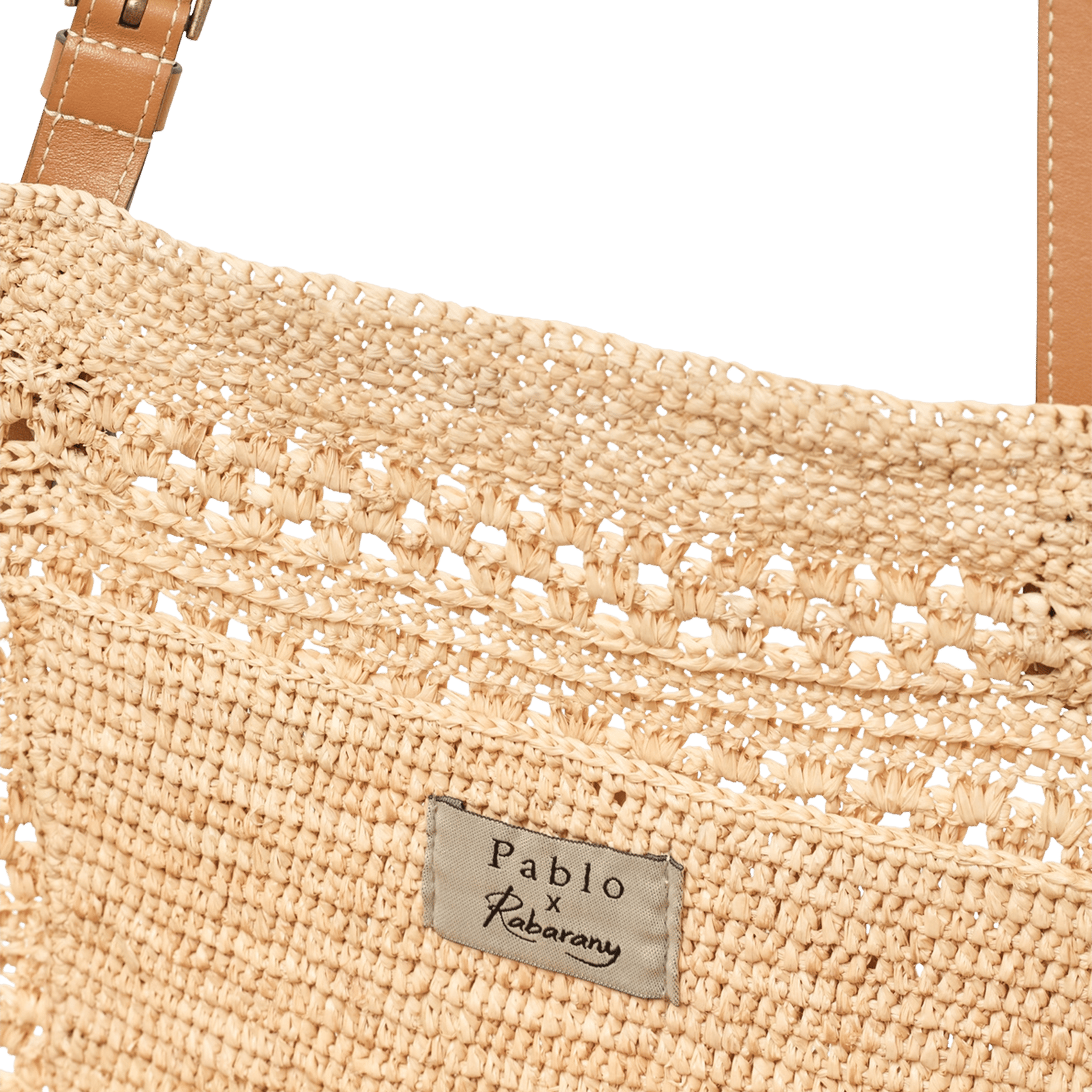 Cabas en raphia PABLO Beige