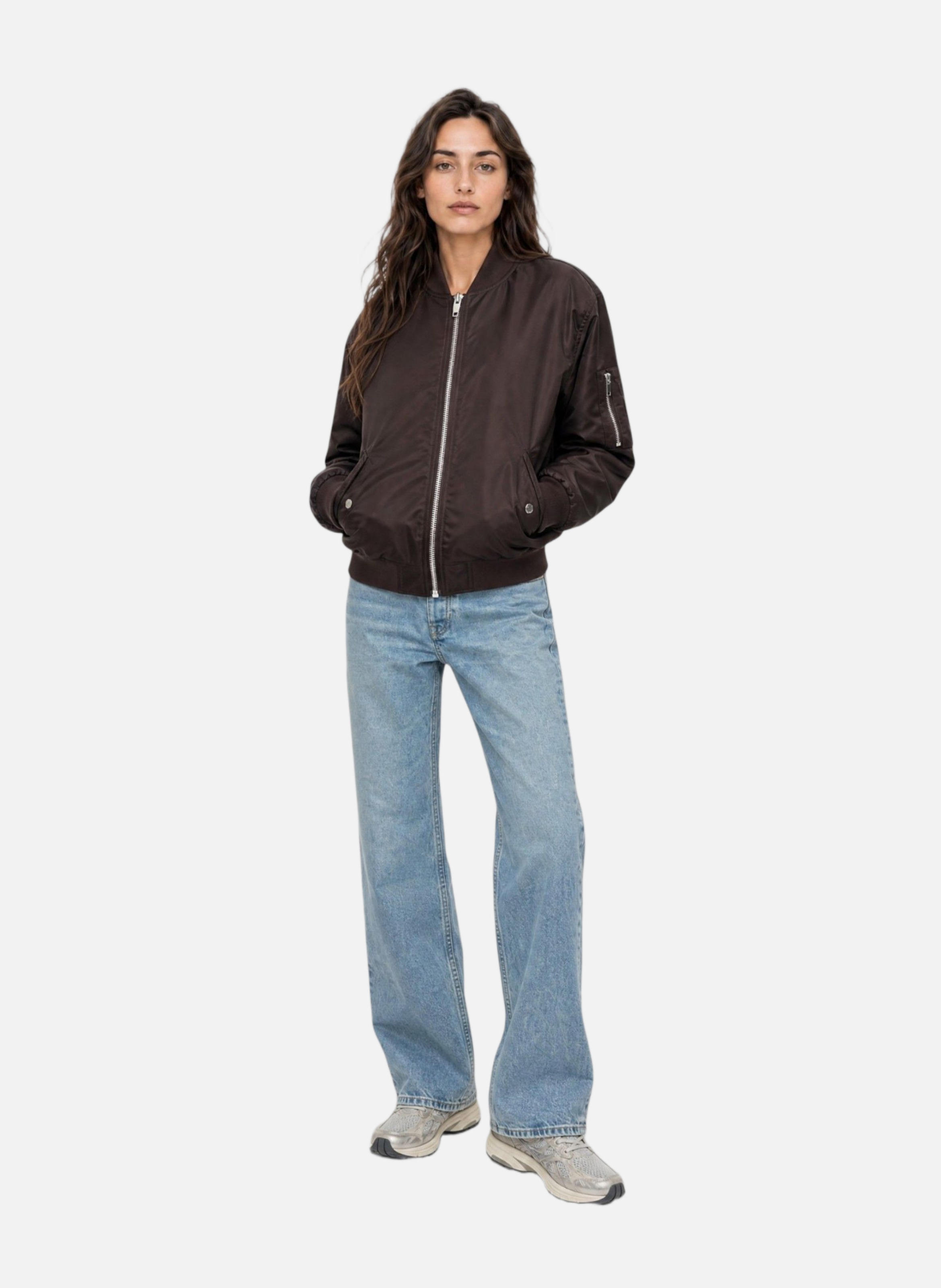 Straight cut bomber THE KOOPLES Brown