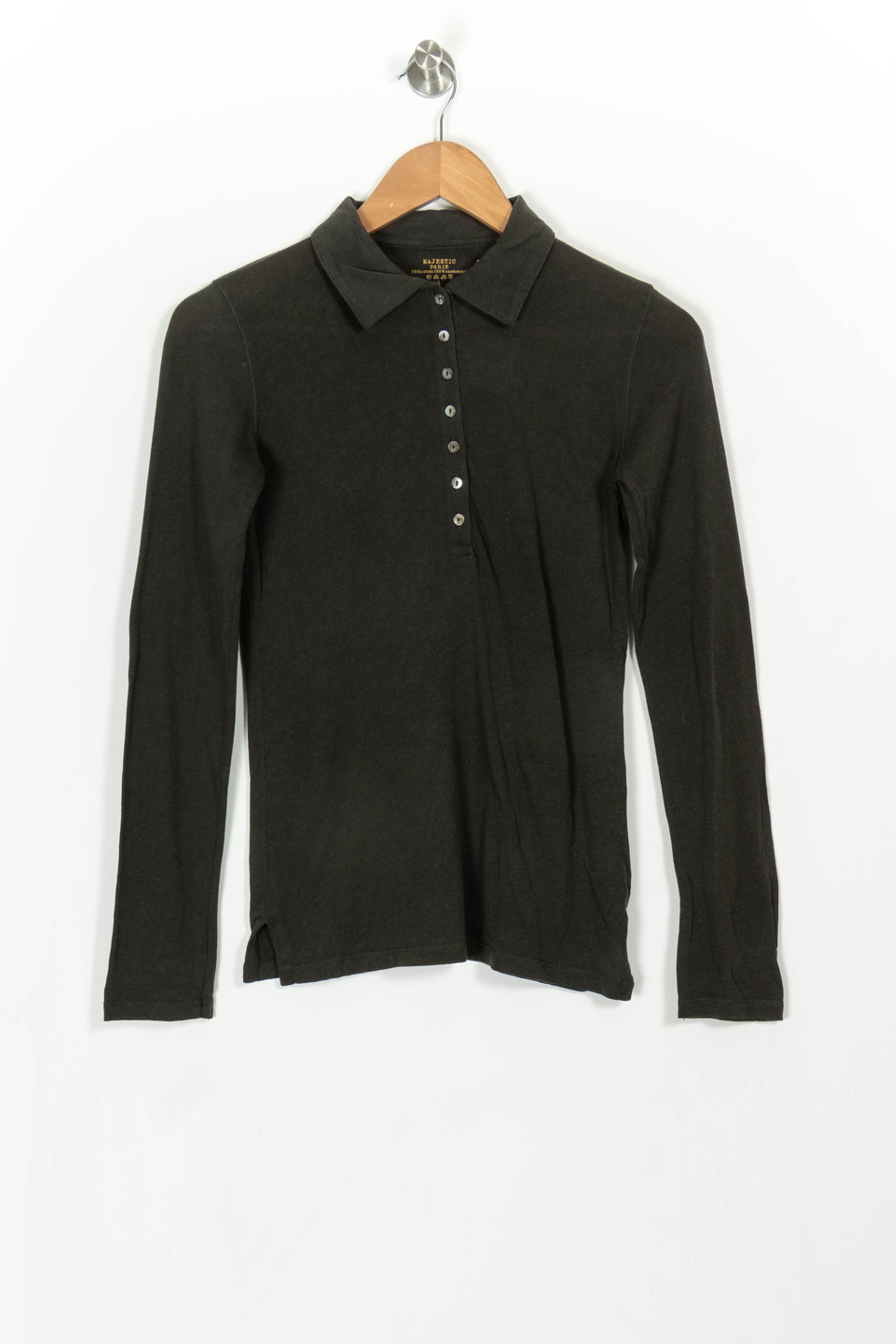 Tee-shirt MAJESTIC FILATURES - SECONDE MAIN Vert