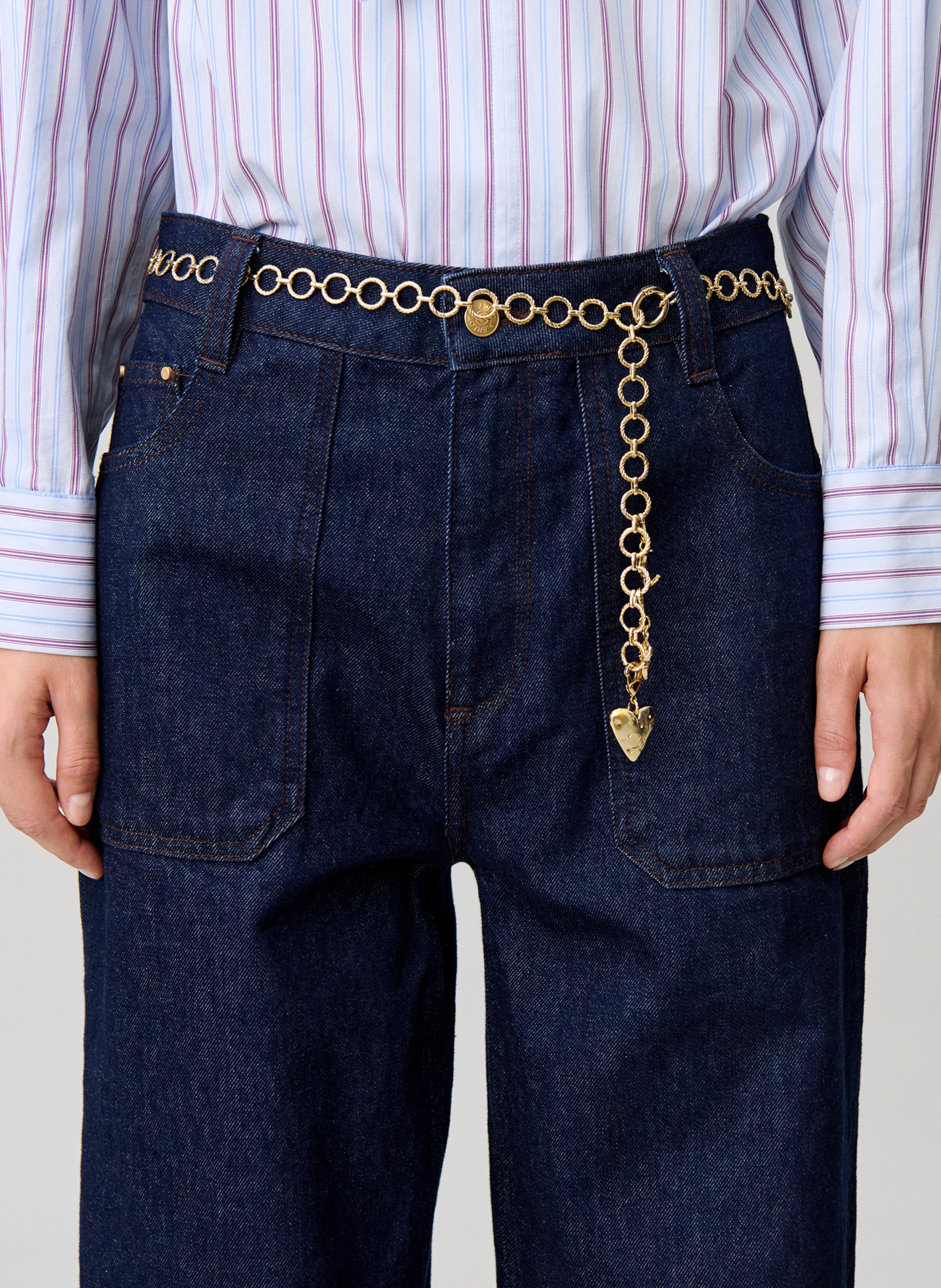 Kettengürtel mit Herz CLAUDIE PIERLOT Golden