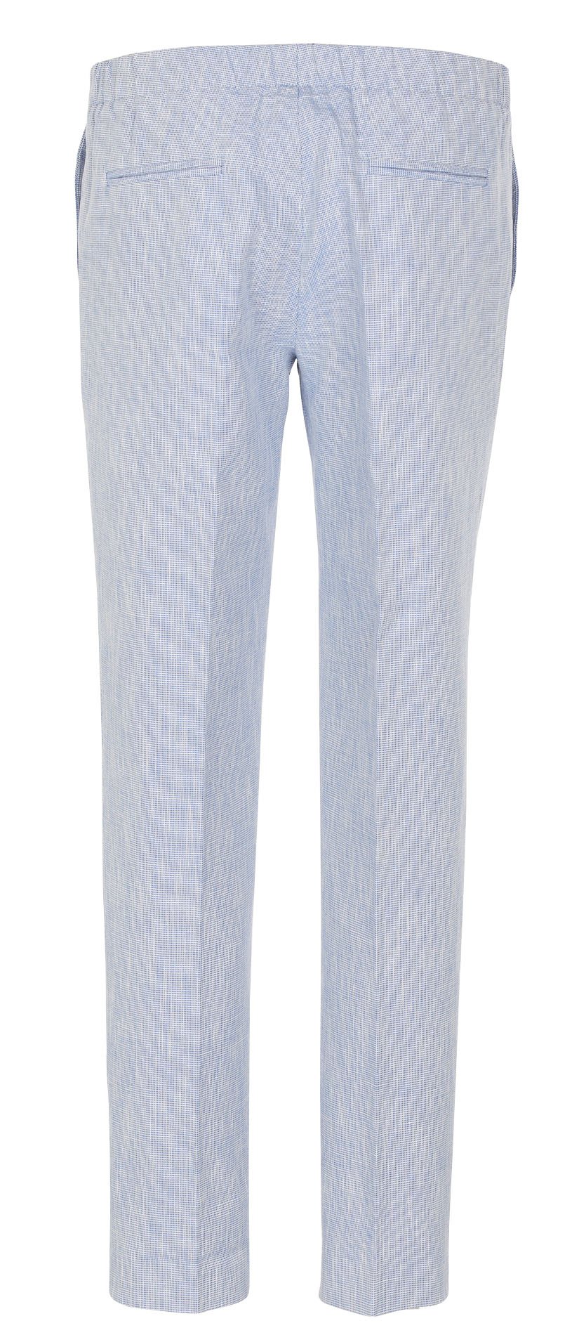 Pantalon droit tissé en coton ATTIC AND BARN Bleu