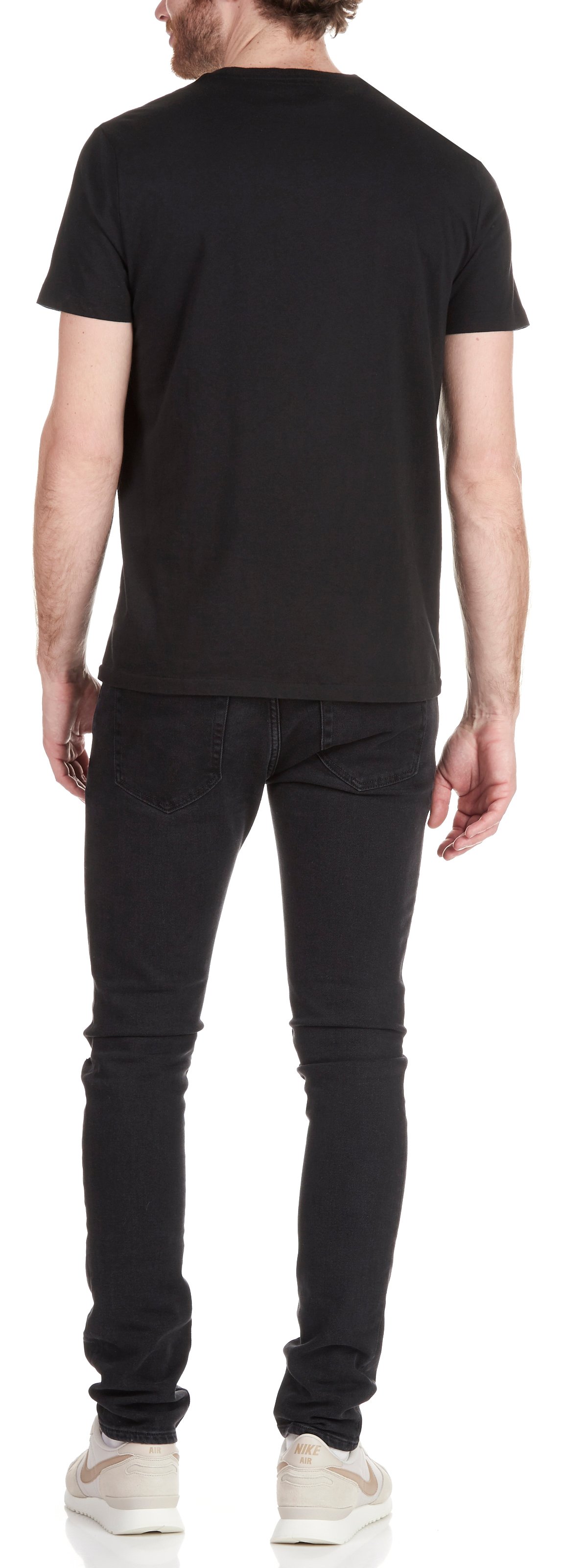 Tee-shirt col rond slim-fit en coton POLO RALPH LAUREN Noir