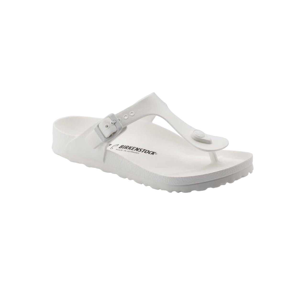 Faux leather sandals BIRKENSTOCK White