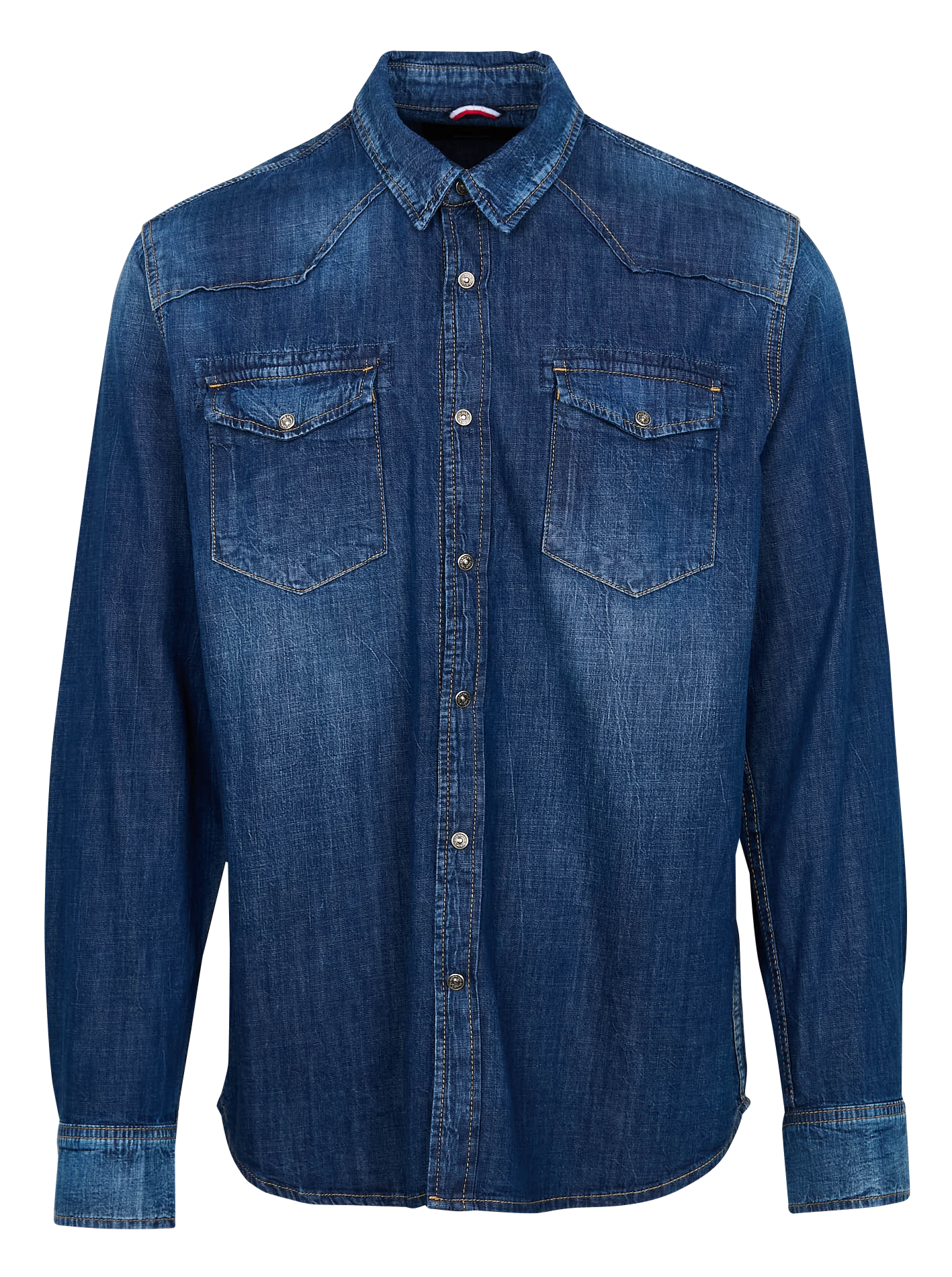 Classic cotton shirt LE TEMPS DES CERISES Blue