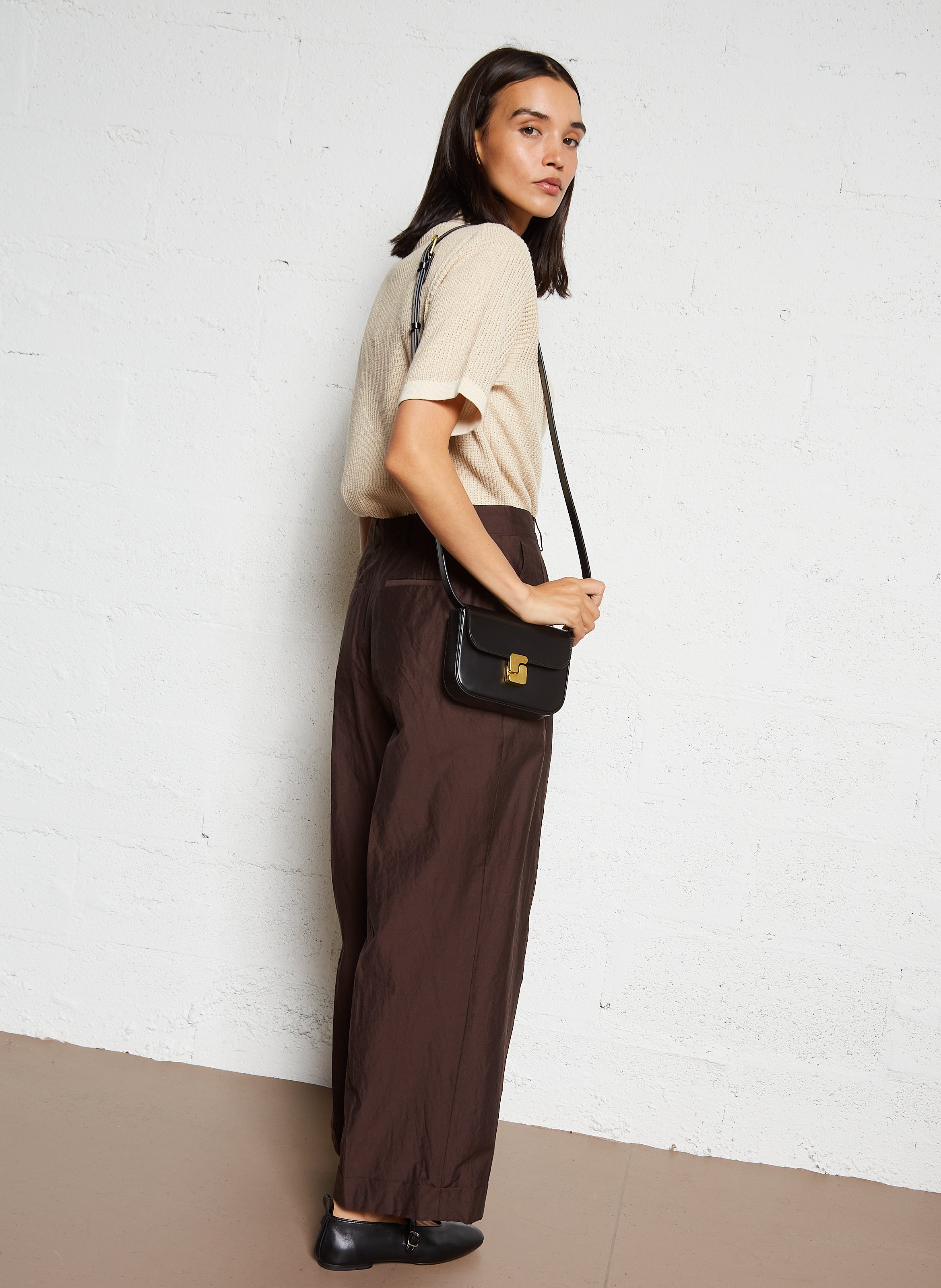 Brieftasche aus Leder SOEUR Schwarz