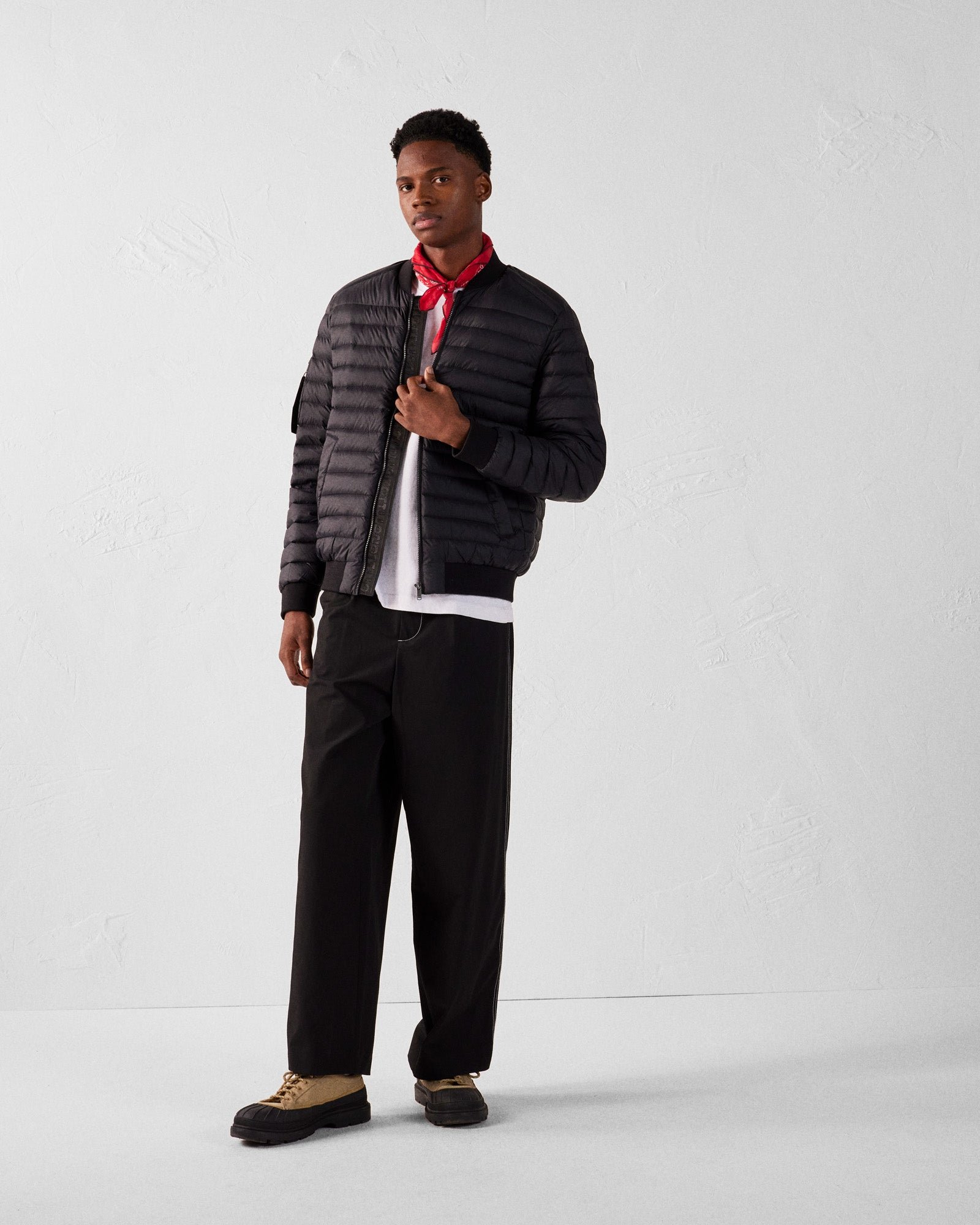 Lightweight bomber jacket Ryan JOTT Black