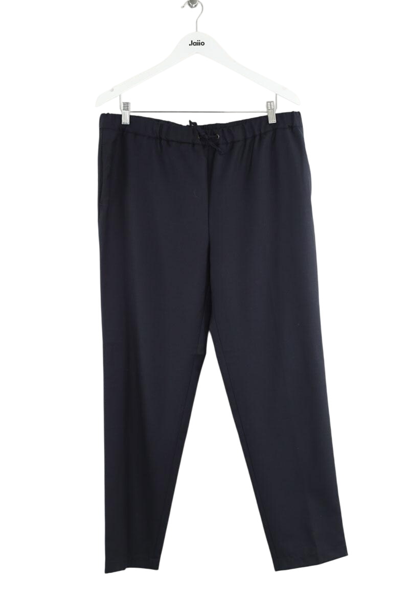 Alpha slim wool trousers CHLOE STORA - SECONDE MAIN Black