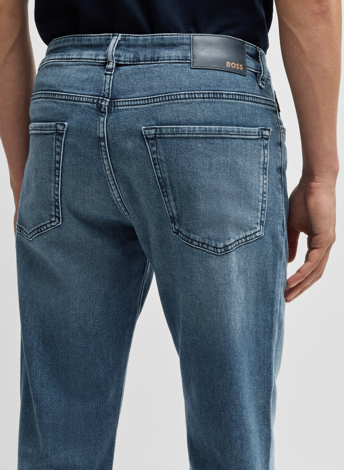 Regular-fit stonewashed jeans BOSS Blue